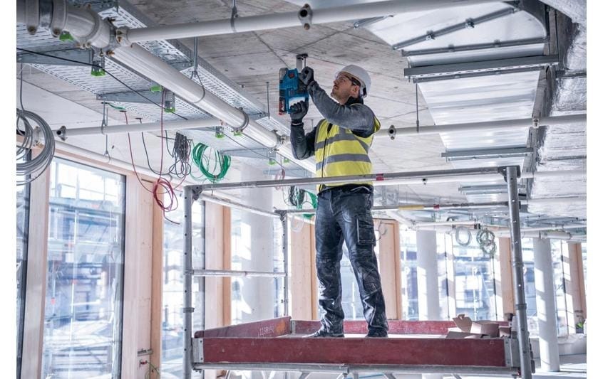 Bosch Professional Marteau perforateur »mit SDS plus GBH 18 V-22« Set,  Mit 2 Akkus und 1 Ladegerät