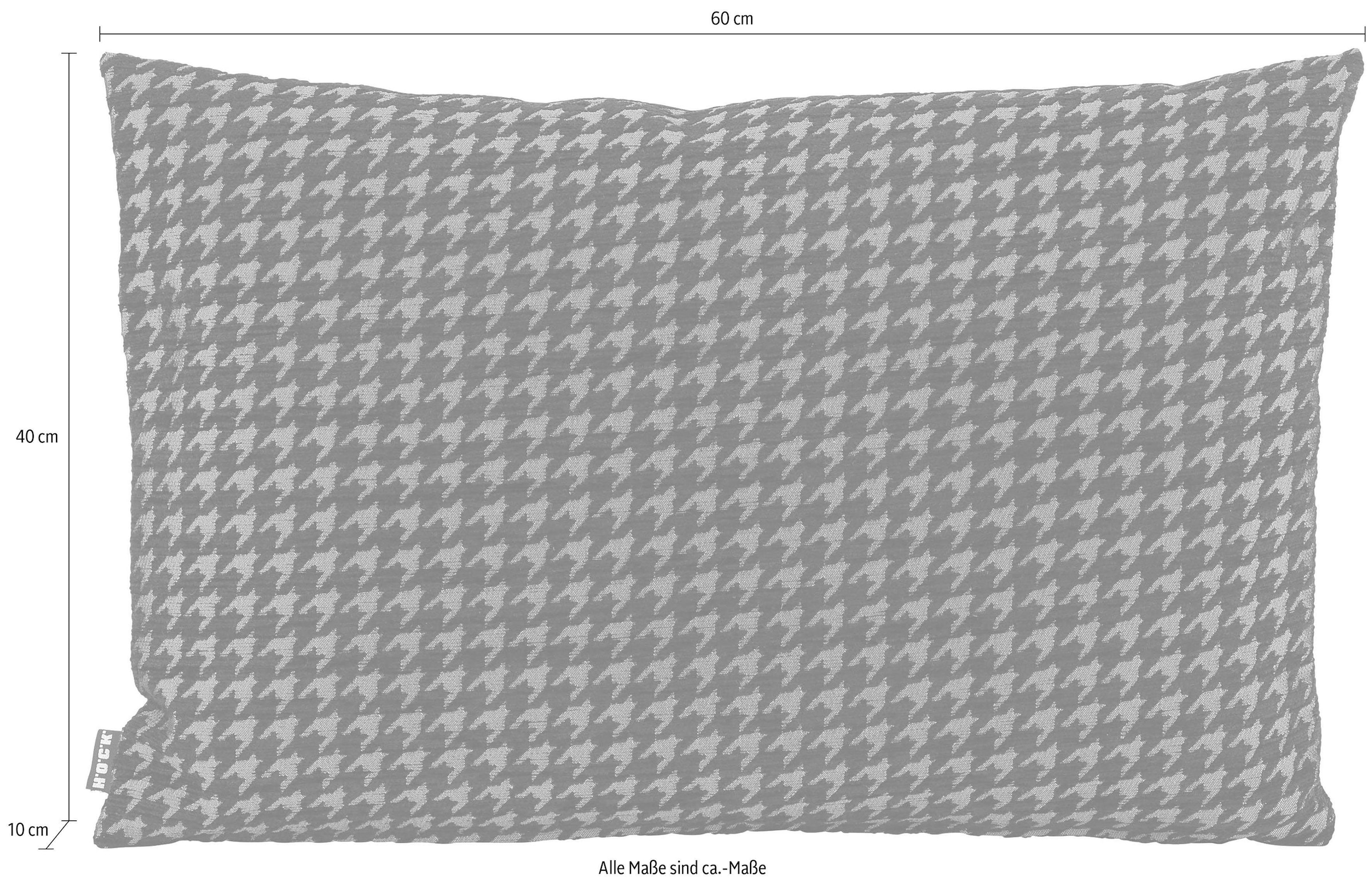 H.O.C.K. Coussin décoratif »Coven« mit Hahnentrittmuster, Kissenhülle mit Füllung, 1 Stück