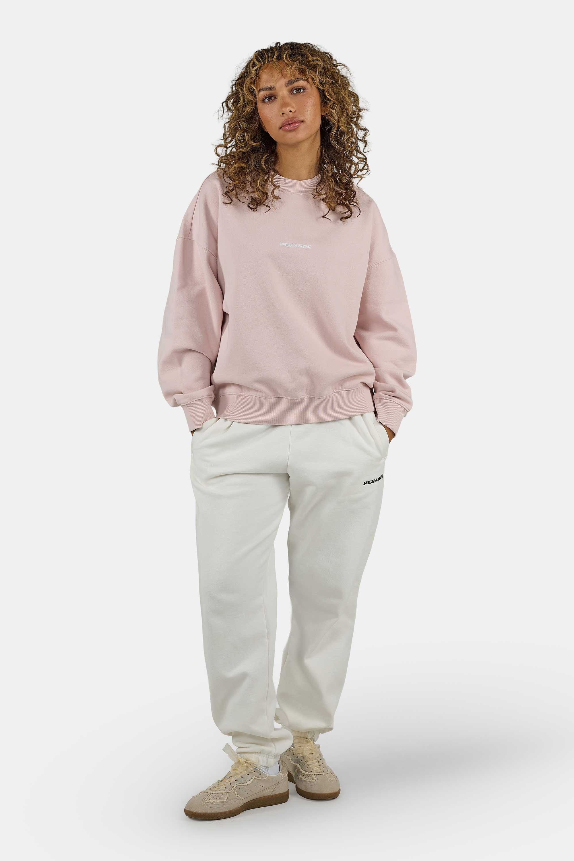 PEGADOR Sweat-shirt »Sela Oversized Sweater«, mélange de coton, oversize
