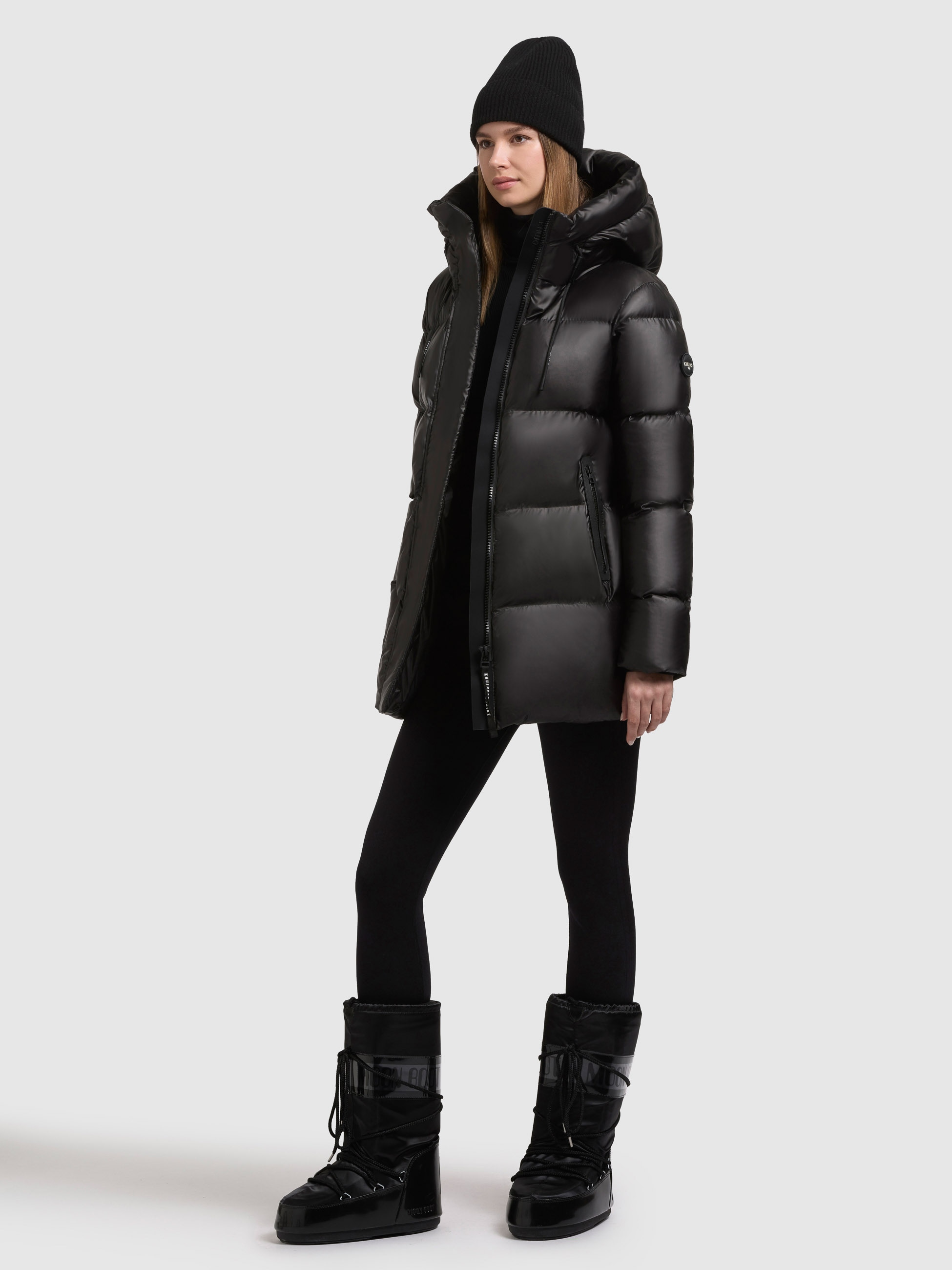 khujo Steppjacke »DROWN SHINY« mitKapuze