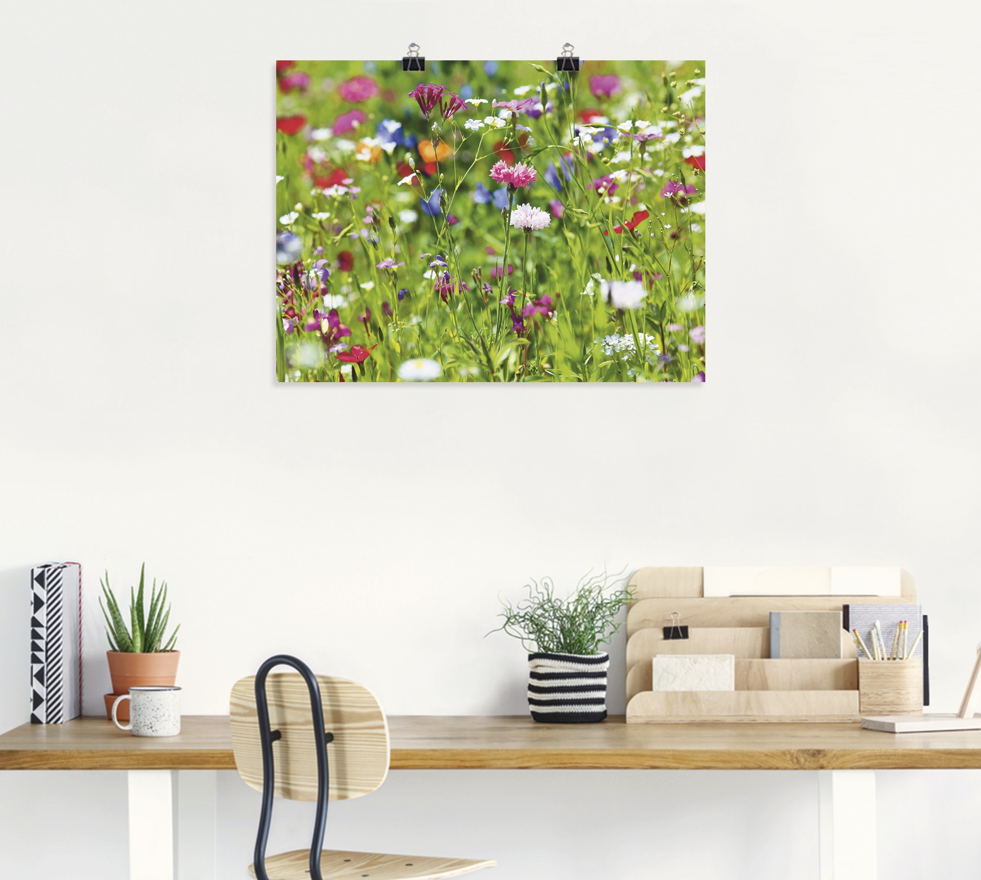 Artland Wandbild »Blumenwiese I« Blumenwiese 1 Stk. tlg. als Leinwandbild, Poster in verschied. Grössen
