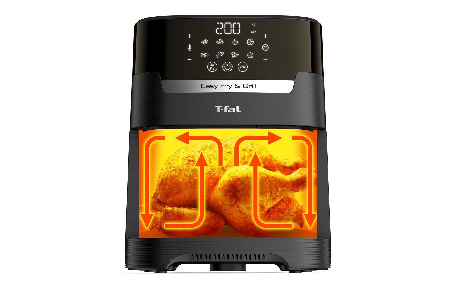 Tefal Heissluftfritteuse »Easy Fry & Grill Precision EY5058« 1550 W