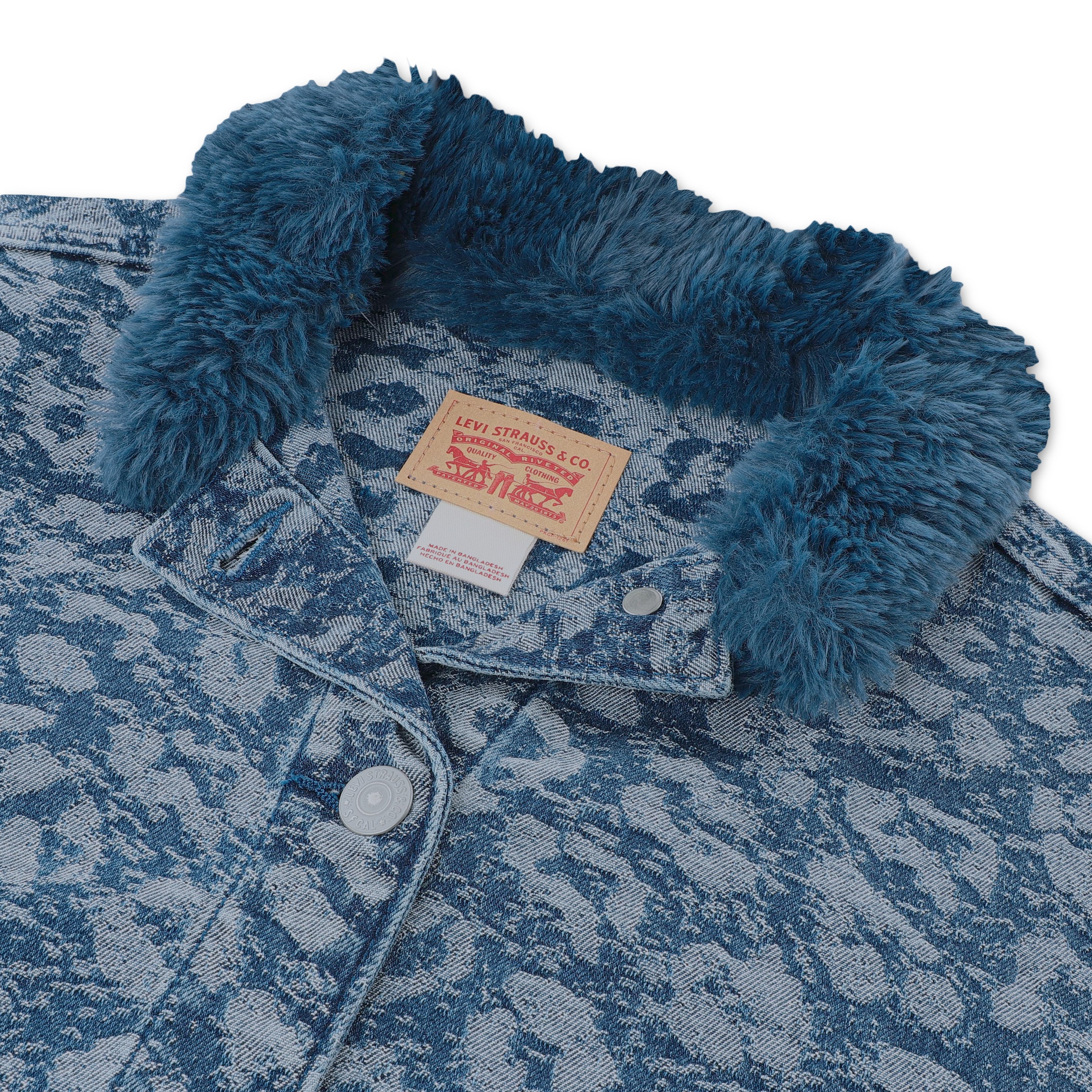 Levi's® Kids Jeansjacke mit Animal-Muster