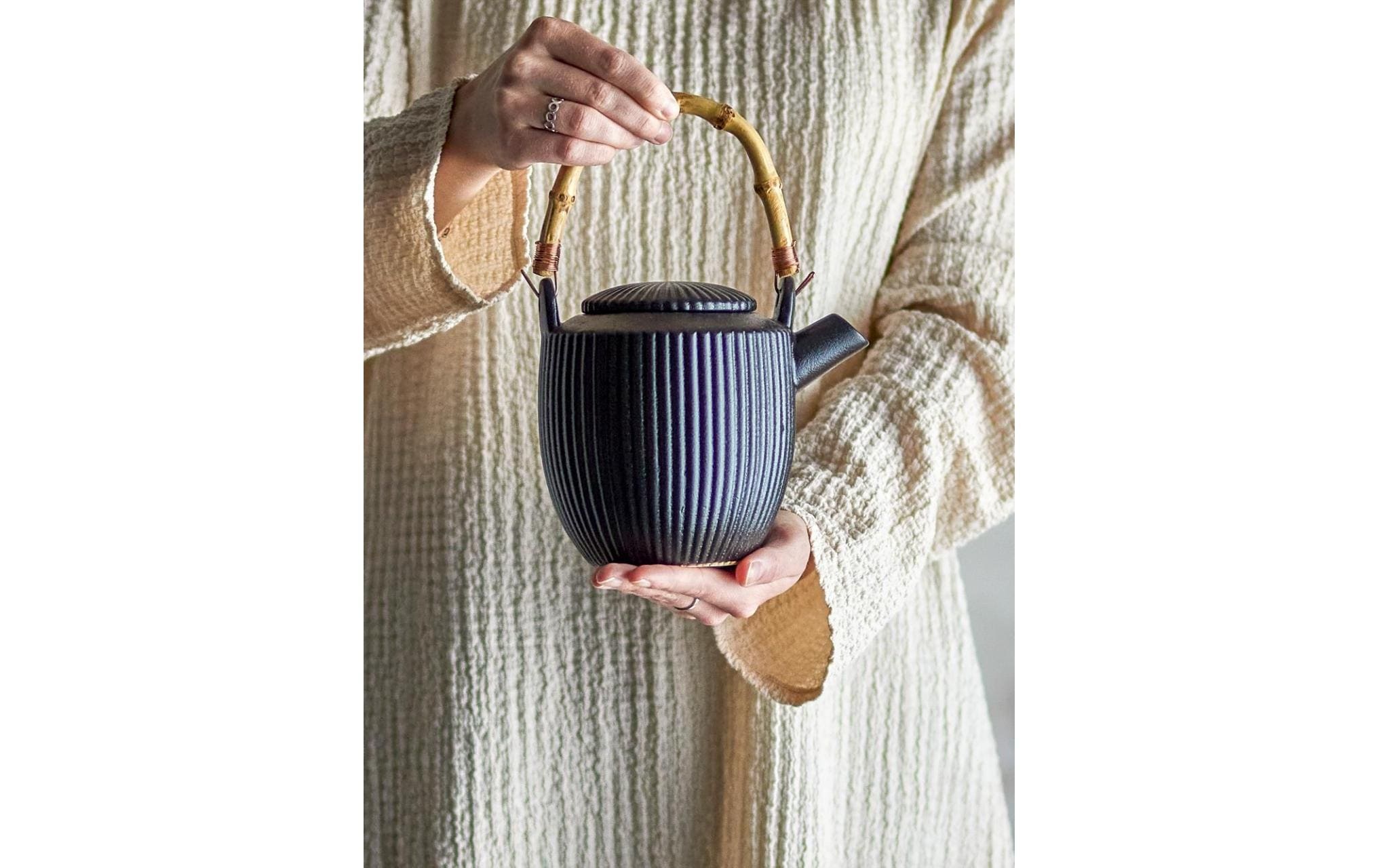 Bloomingville Théière »Neri, Steingut« 0,85 l Bambus aus China