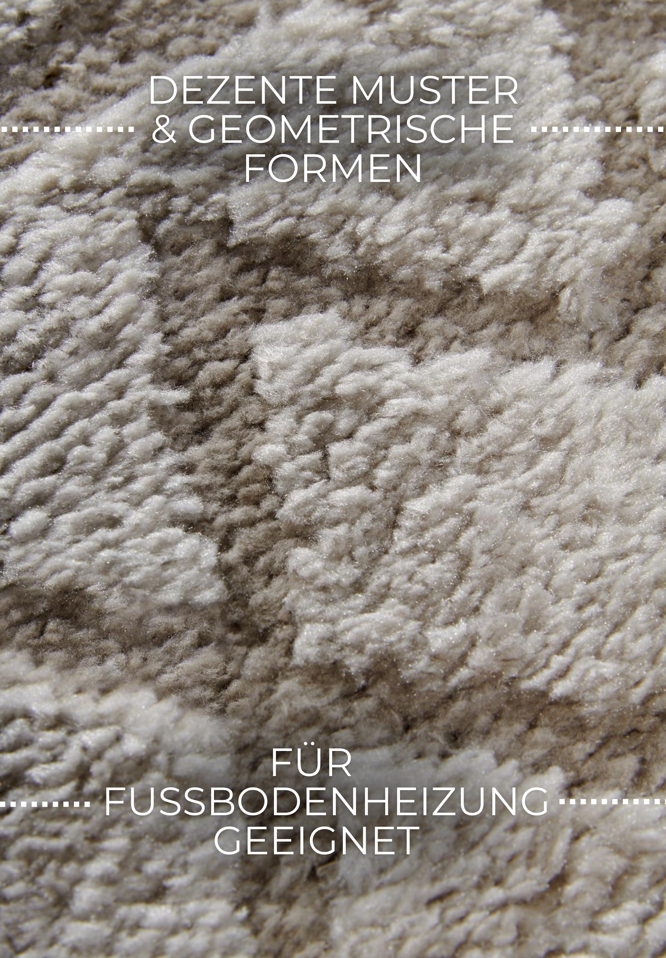 ELLE DECORATION Tapis design »Itinerance« Rectangulaire 18 mm Höhe poils longs, shaggy, coureur, doux, poils longs, moderne, effet relief