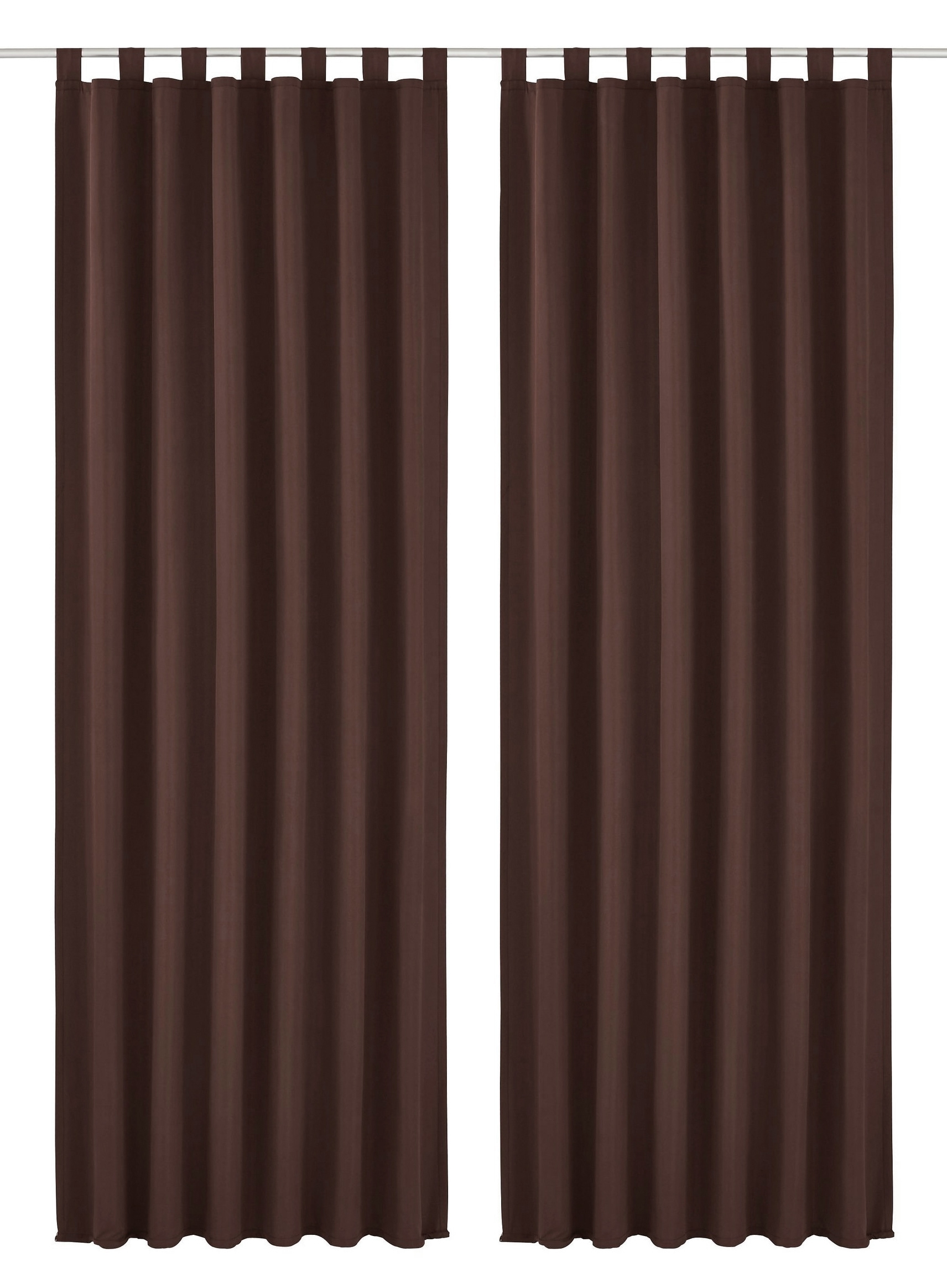 GOODproduct Rideau »Parry« Boucles 2 cuis tlg. lot de 2, opaque, monochrome, basique