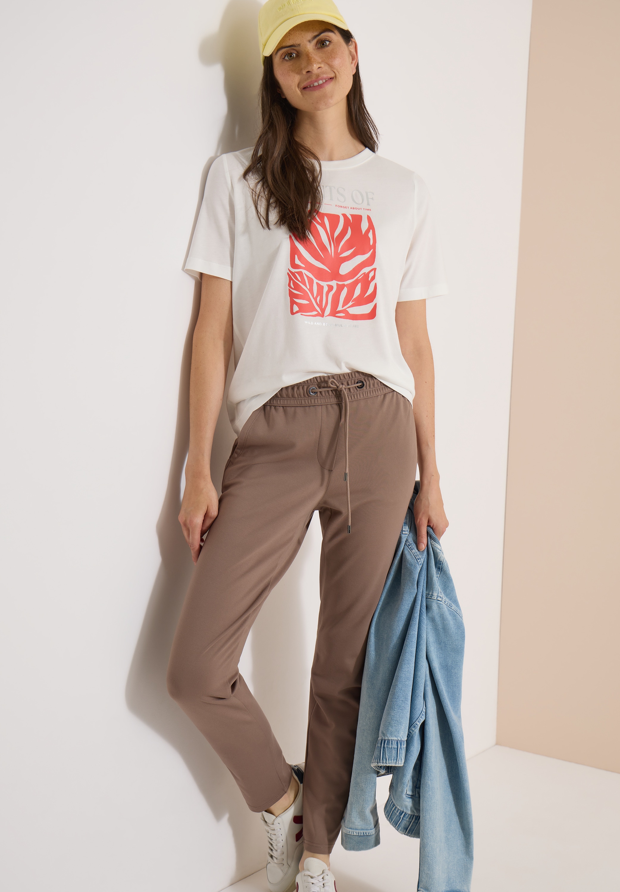 Cecil Stoffhose »Style Tracey«  mit elastischem Bund und Tunnelzug