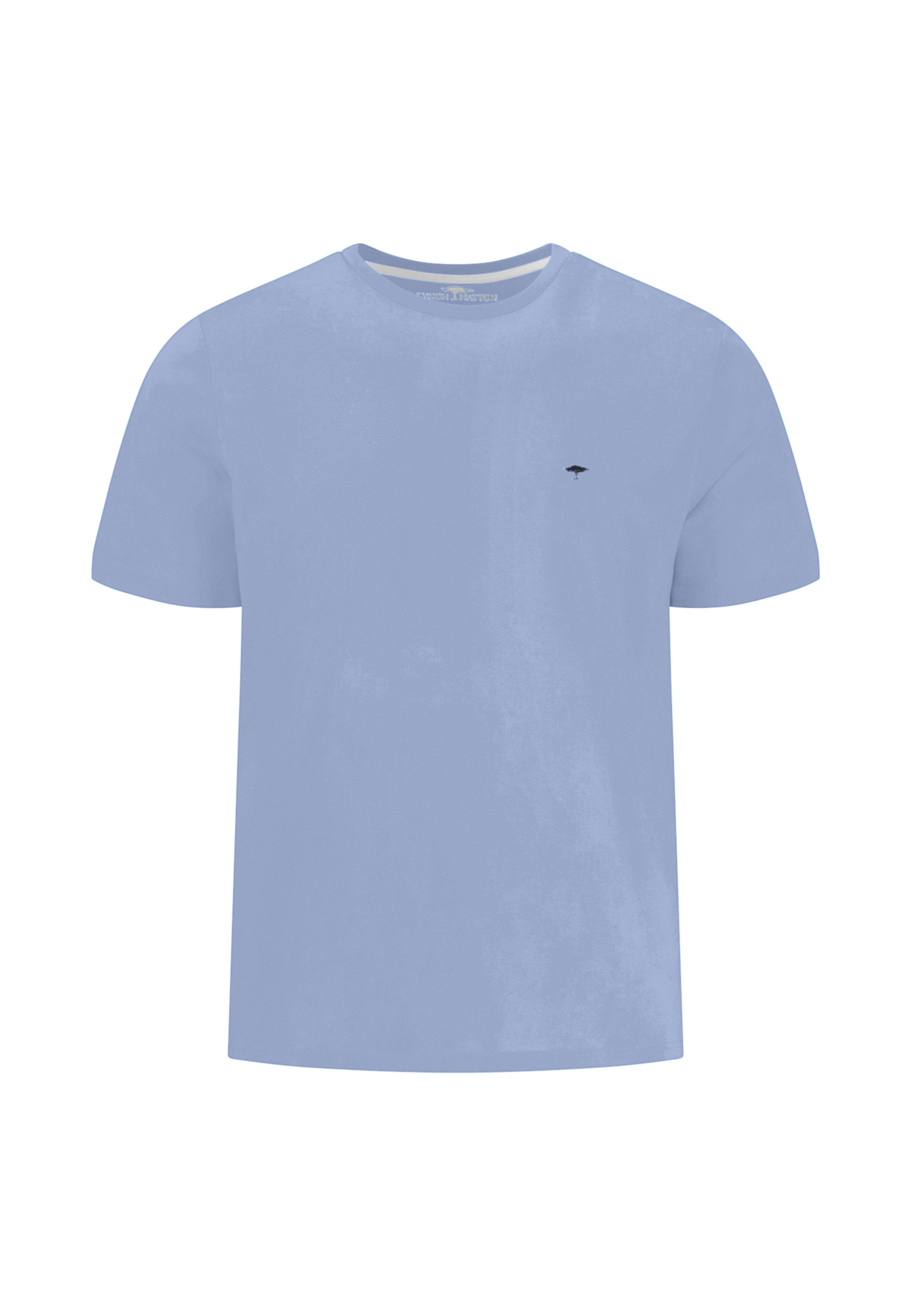 FYNCH-HATTON T-Shirt normale Passform, Kurzarm, hüftbedeckende Länge, aus Baumwolle