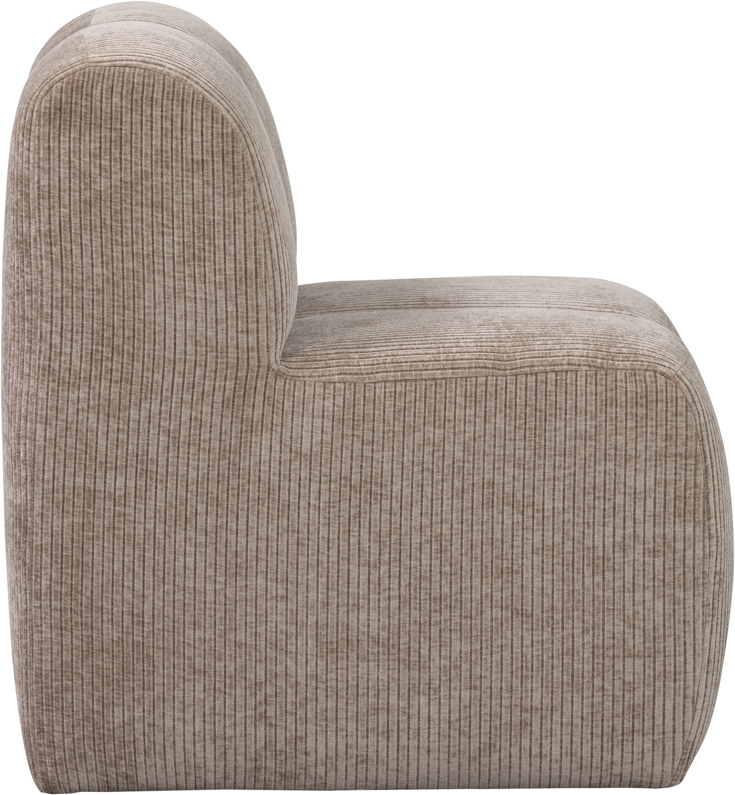 WOOOD Élément central de canapé »Mojo mit Jacquard-Rippenbezug B 84 x T 73 x H 83 cm« excellente résistance à l'usure, combinable, capacité de charge 120 kg