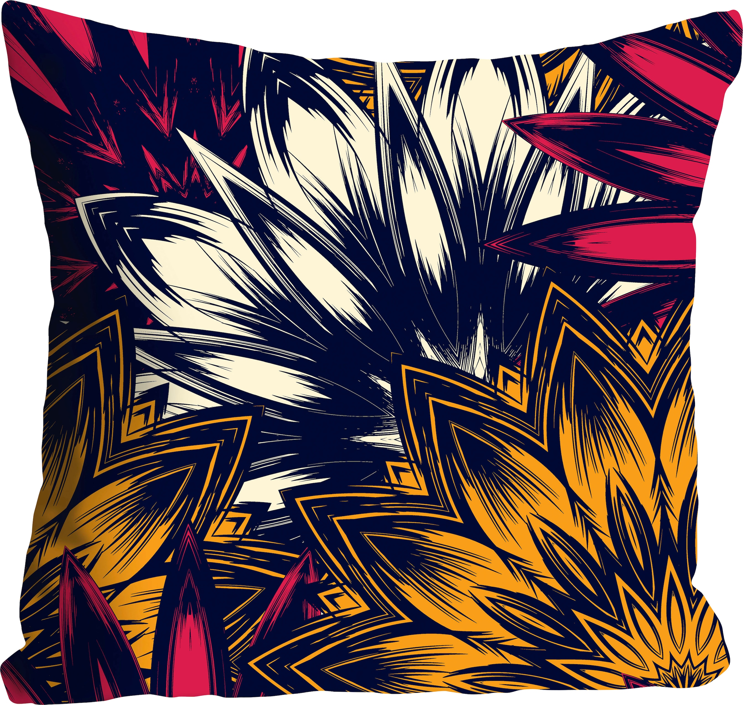 queence Coussin décoratif »Gaby« mit bunten Blümchen