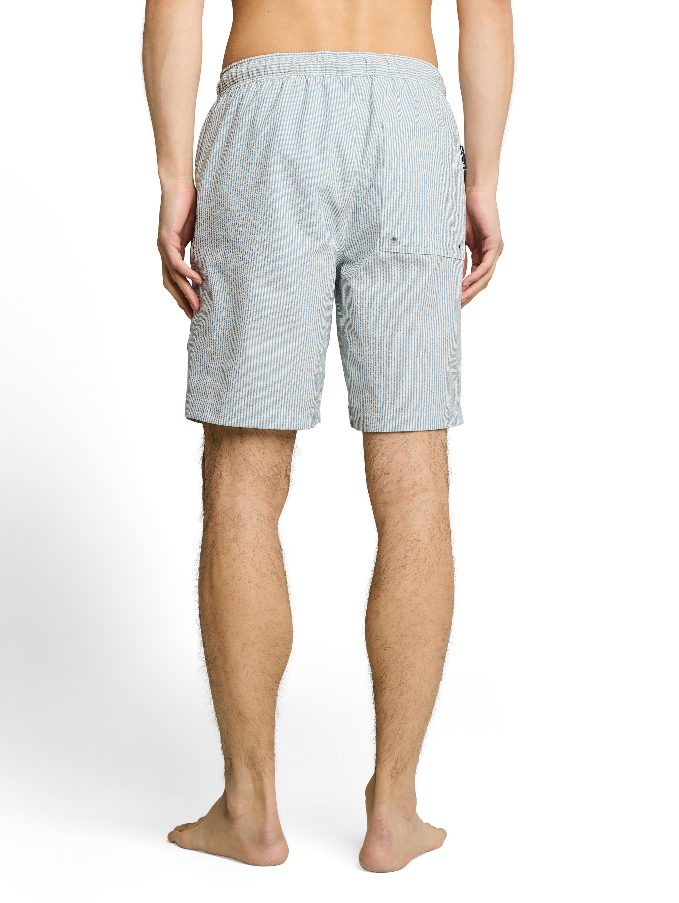 TOM TAILOR Maillot de bain Design rayé avec poches latérales