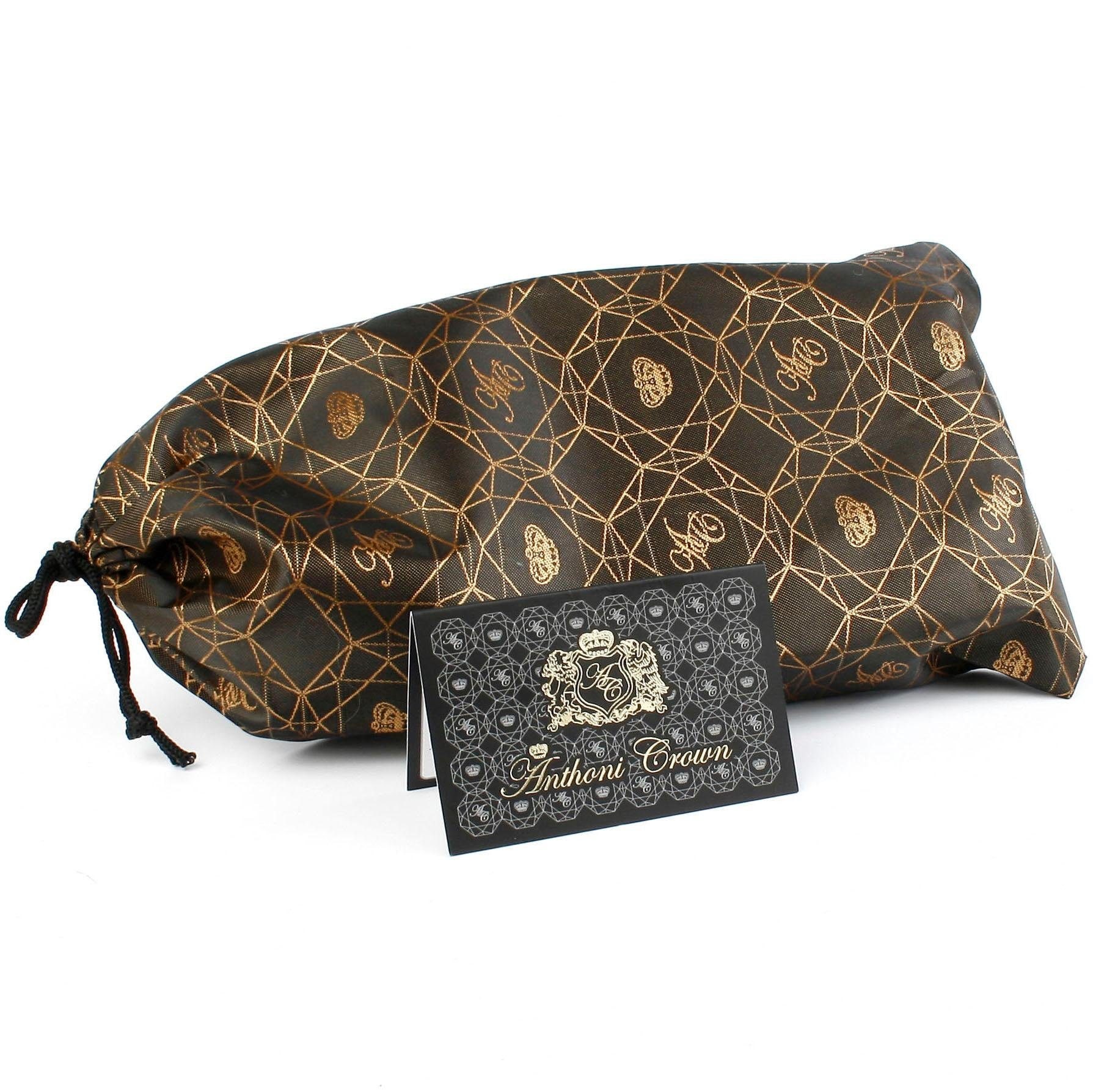 Anthoni Crown Ceinture en cuir Automatik Gürtel in weiss mit teilbezogener Schliesse