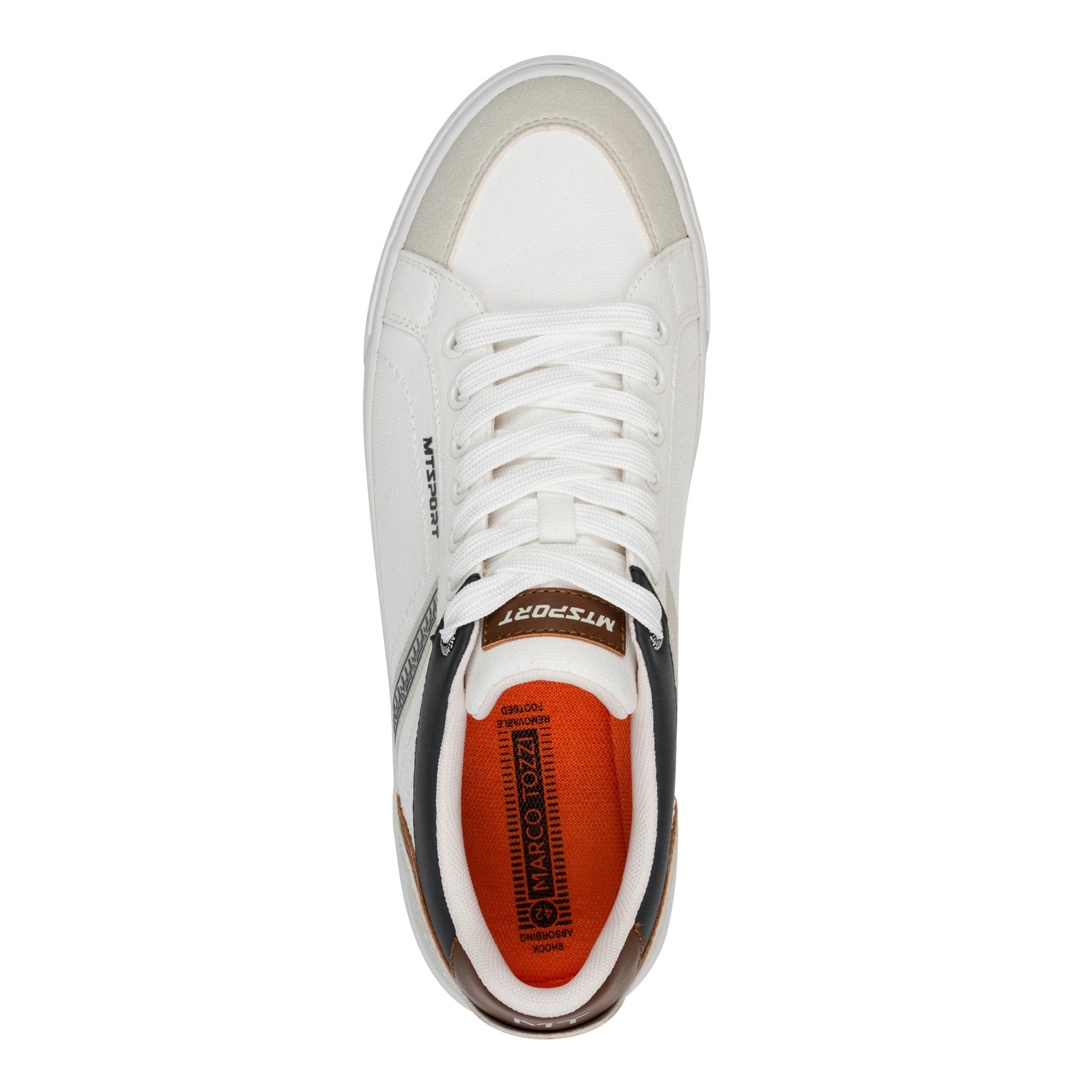 MARCO TOZZI Sneaker  , Freizeitschuh, Halbschuh, Schnürschuh mit Kontrastbesätzen
