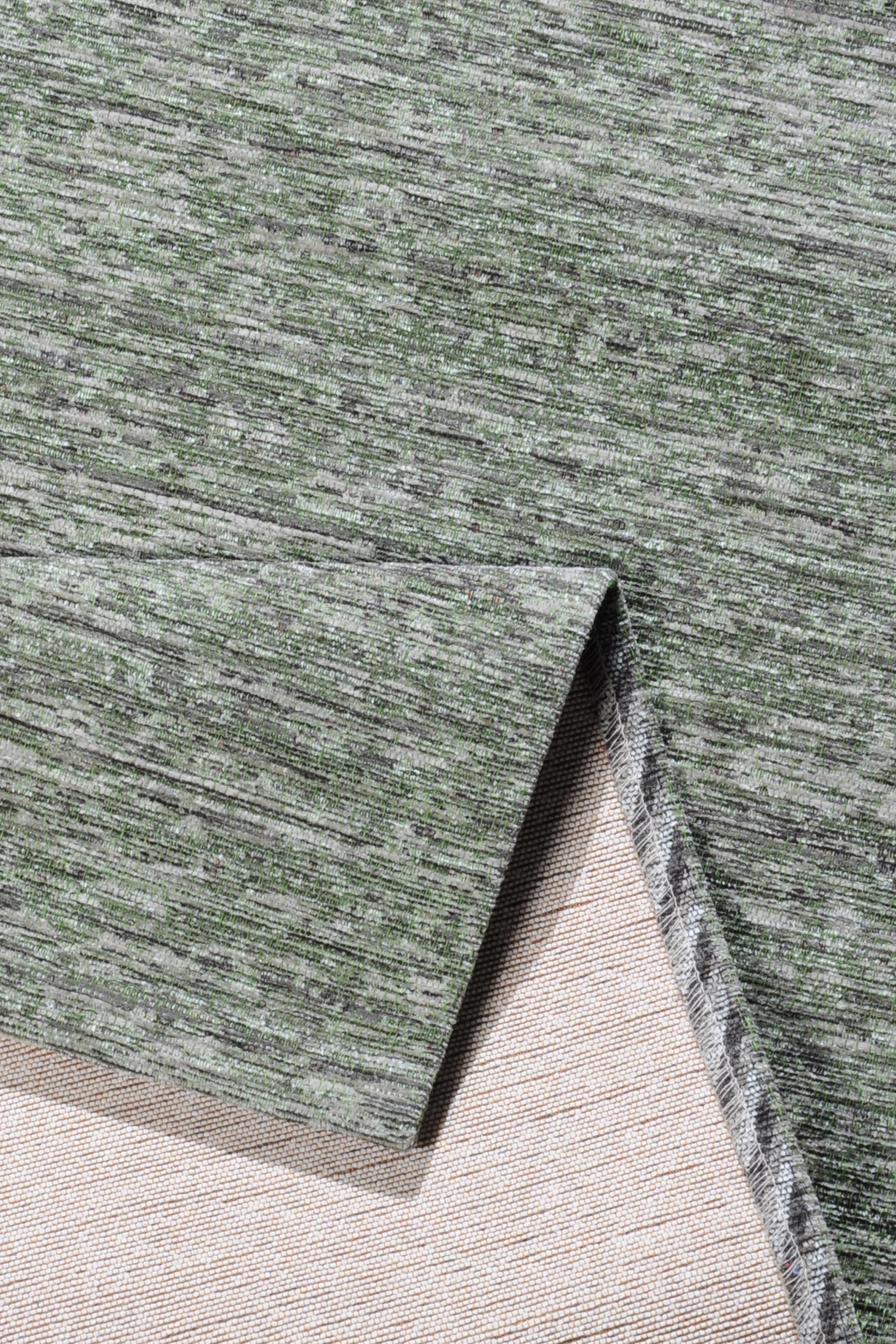 THEKO Tapis »Kapstadt uni« Rectangulaire 5 mm Höhe Flachgewebe, ideal im Wohnzimmer & Schlafzimmer