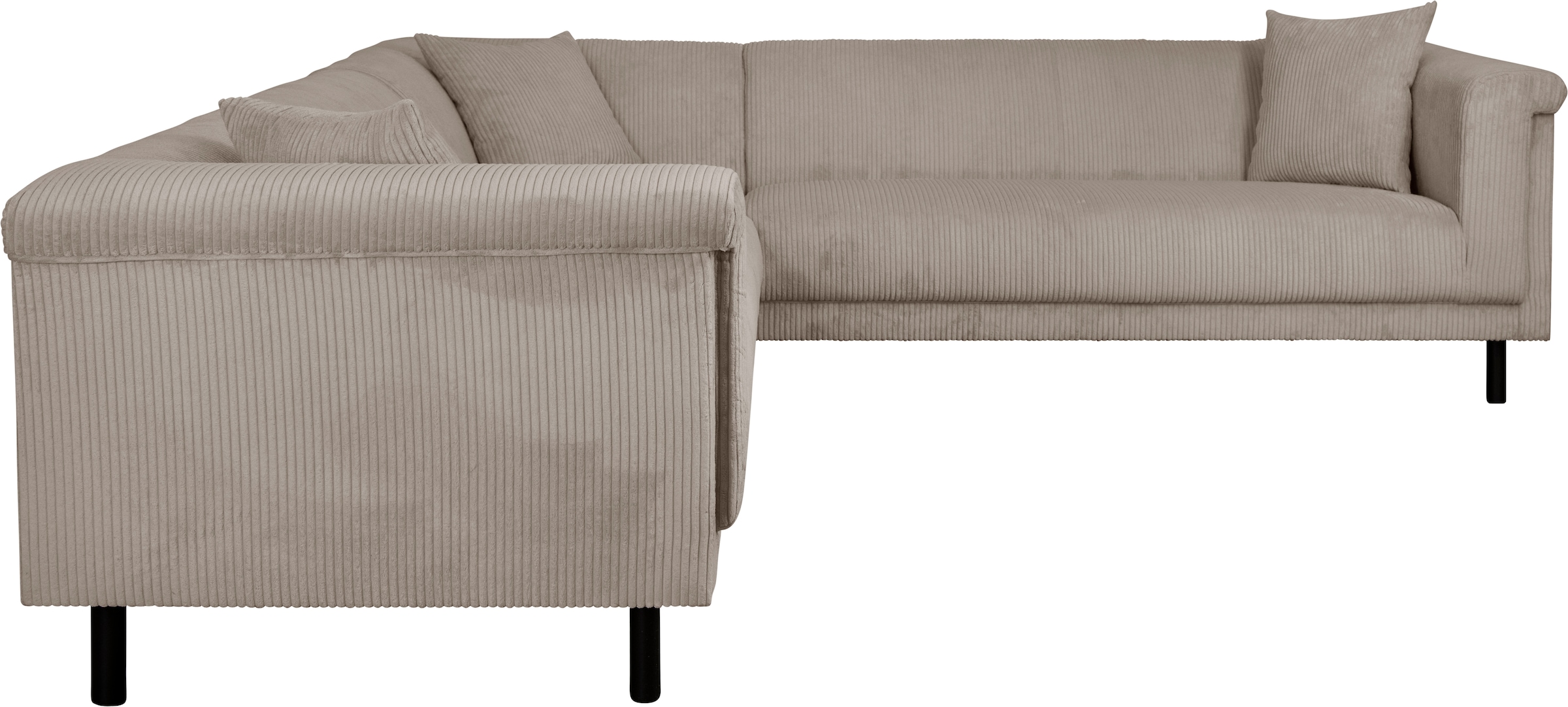 Home affaire Canapé d'angle »AGNIA L-Form   B/T/H: 244/244/71 cm« incl. Zierkissen, gleichschenklig, auch in Cord