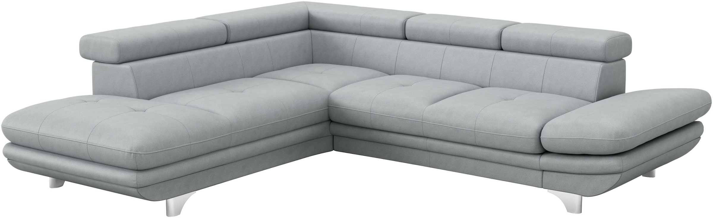 COTTA Ecksofa »Enterprise L-Form« mit Arm- & Kopfteilverstellung, wahlweise mit Bettfunktion