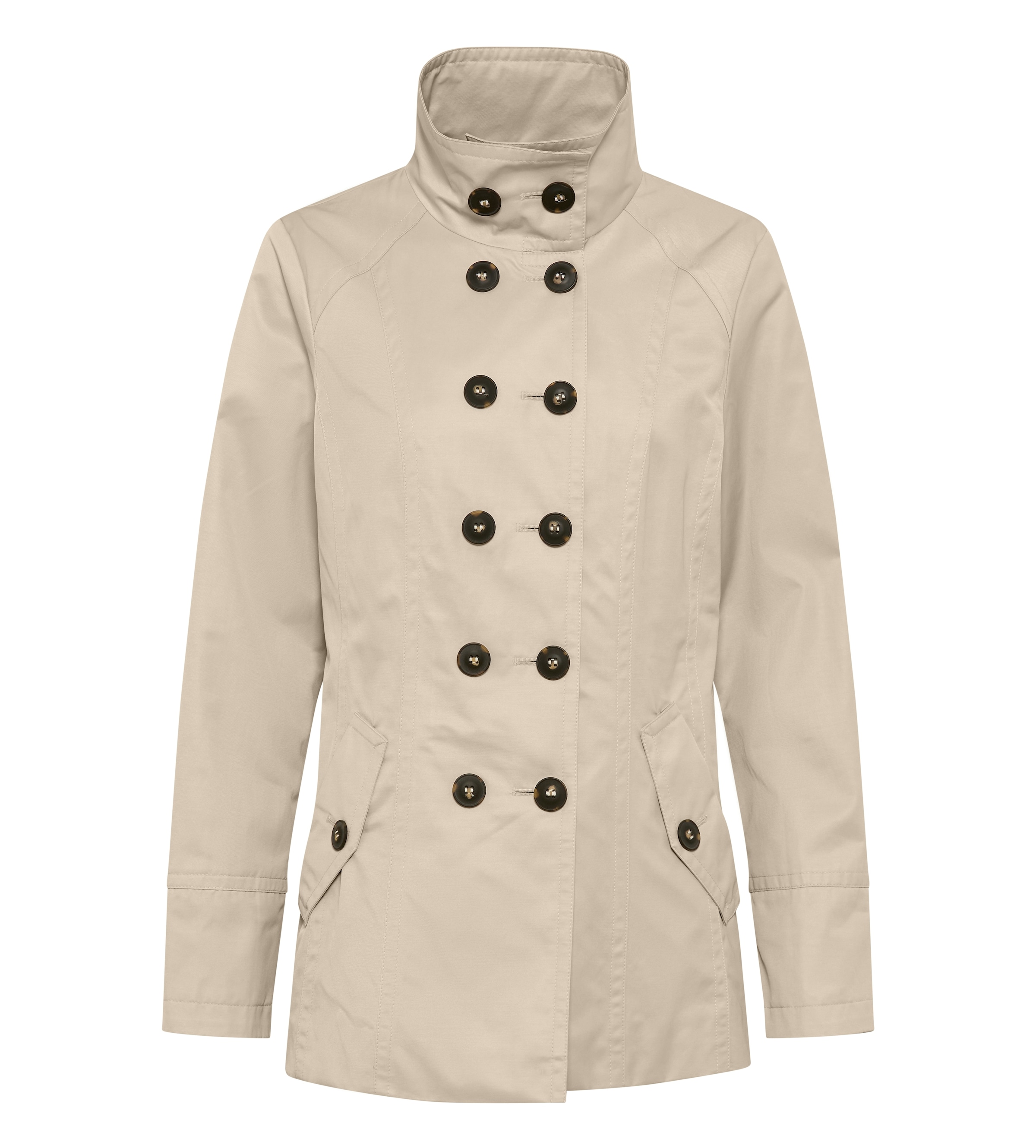 Fuchs Schmitt Outdoorjacke Stehkragen, Regular Fit, Lightweight Cotton