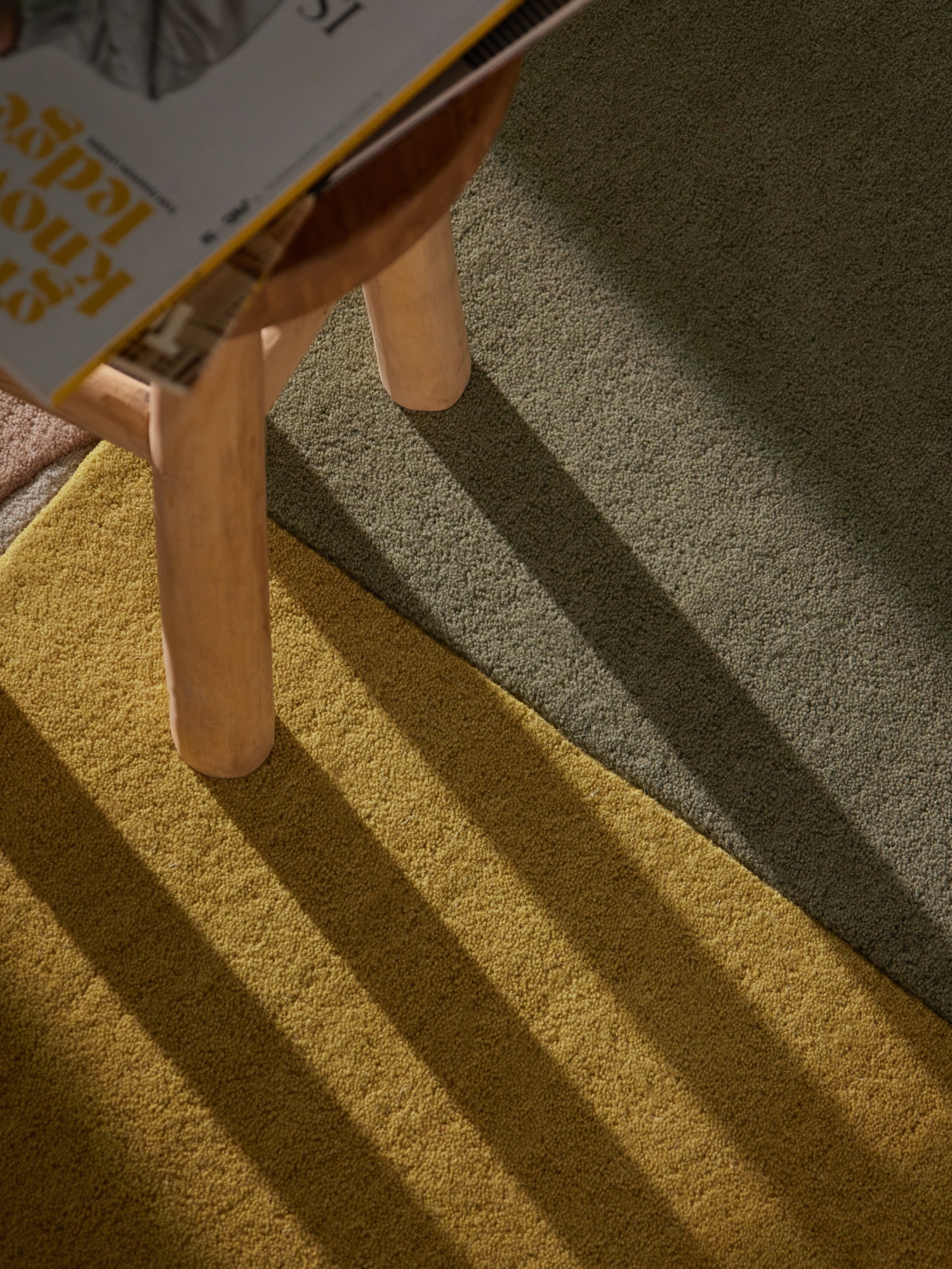 Ted Baker Tapis en laine »Savile« Rectangulaire 17 mm Höhe Laine, tapis naturel, fait main, salon, chambre à coucher, coloré
