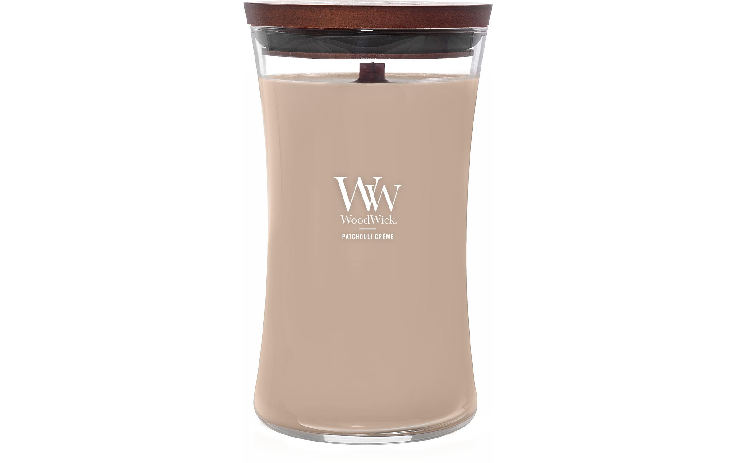 Woodwick Duftkerze »Patchouli Crème Large Jar«