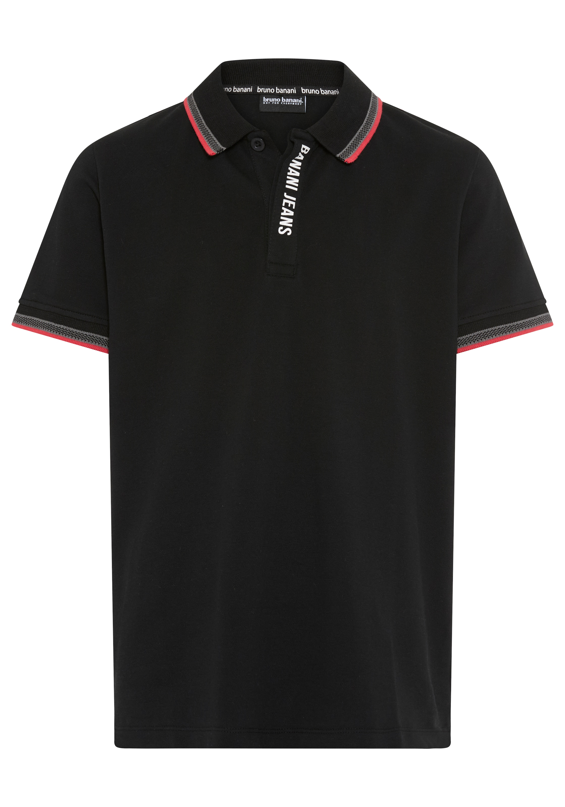 Bruno Banani Polo »Piqué-Shirt mit Logo-Print für Jungen« Basic-Passform, Kurzarm, mit Knopfleiste, mit Logodruck