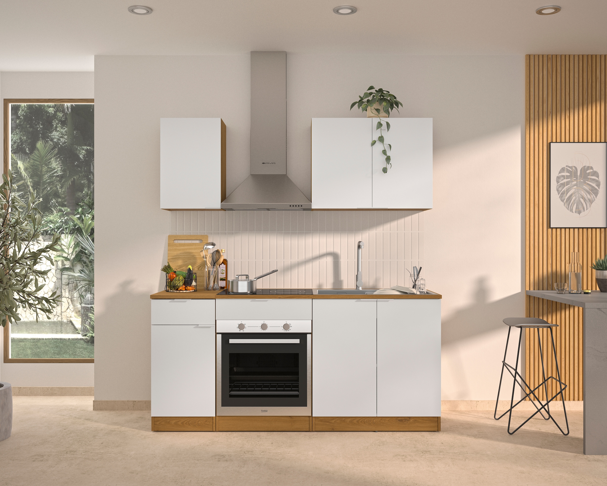 Gami Unterschrank »Unterschrank 2 Tûren B.80 cm« Unterschrank 2 Tûren B.80 cm