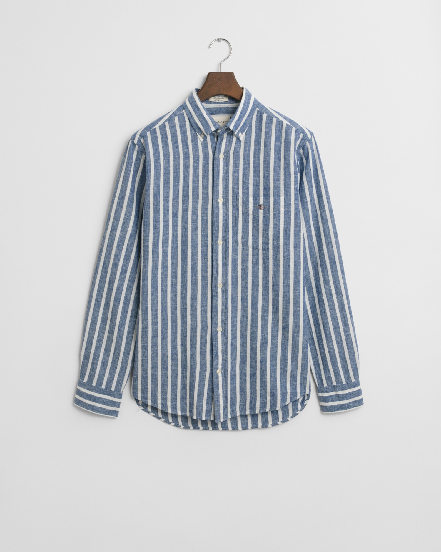 Gant Langarmhemd »REG COTTON/LINEN STRIPED SHIRT«, Streifen, luftig, Leinen

