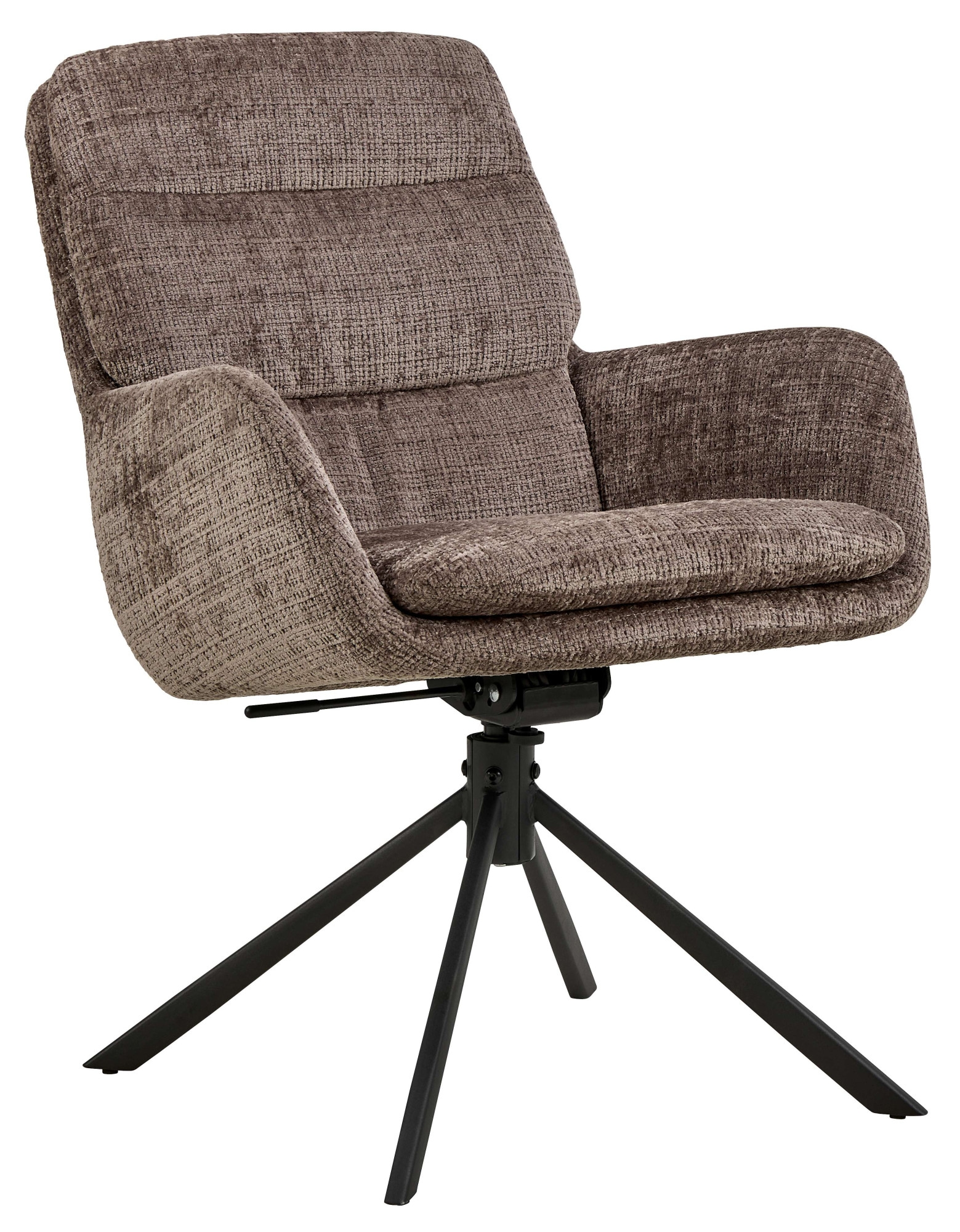 ACTONA GROUP Chaise de salle à manger »Edgar, Polsterstuhl, Stuhl« (Ensemble) 2 cuisChaise, tissu, forme en L, accoudoirs, fonction pivotante et basculante, FSC™