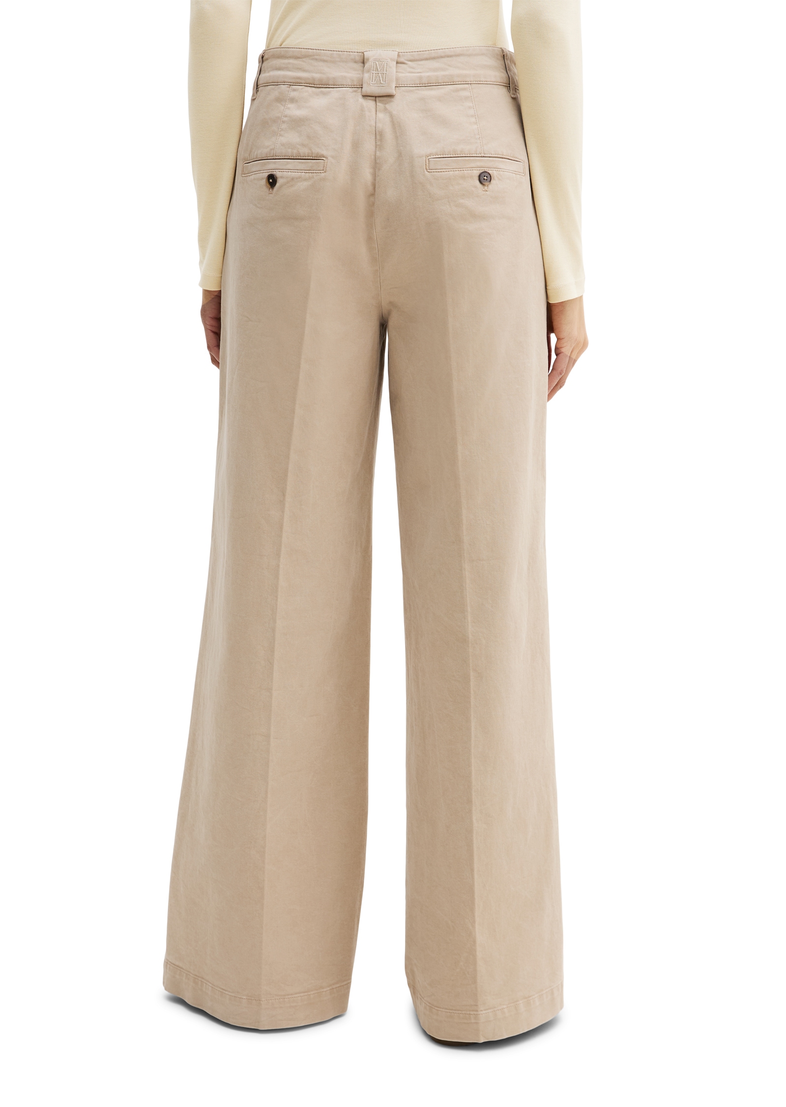 Marc O'Polo Pantalon à pinces »MARGO Wide«  Model Margo wide aus Organic Cotton-Twill
