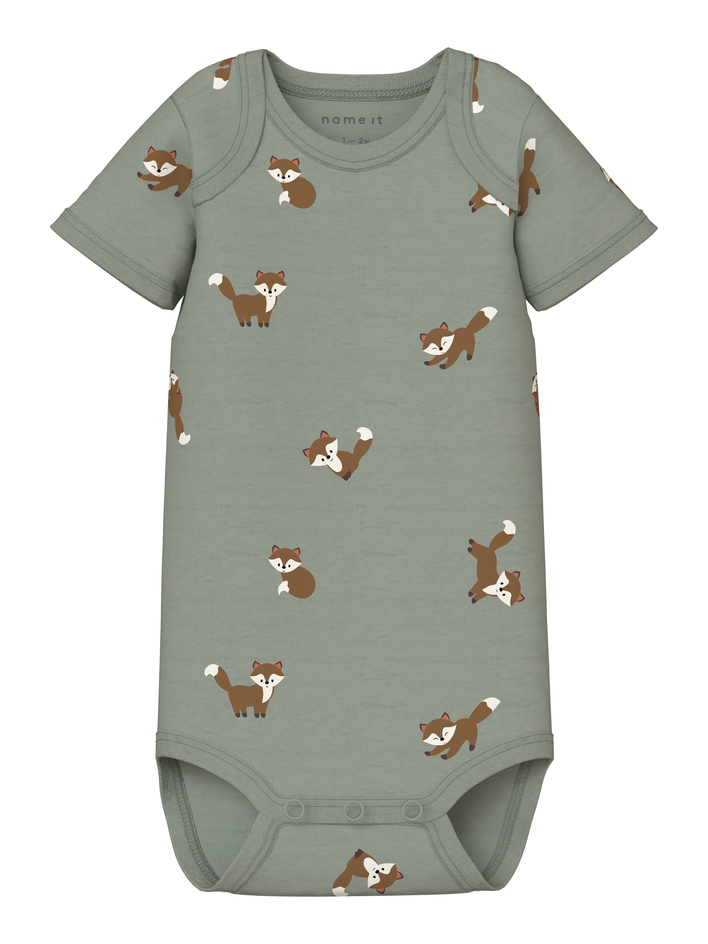 Name It Body à manches courtes »NBMBODY 3P SS FOX NOOS« Packung, 3 pièces