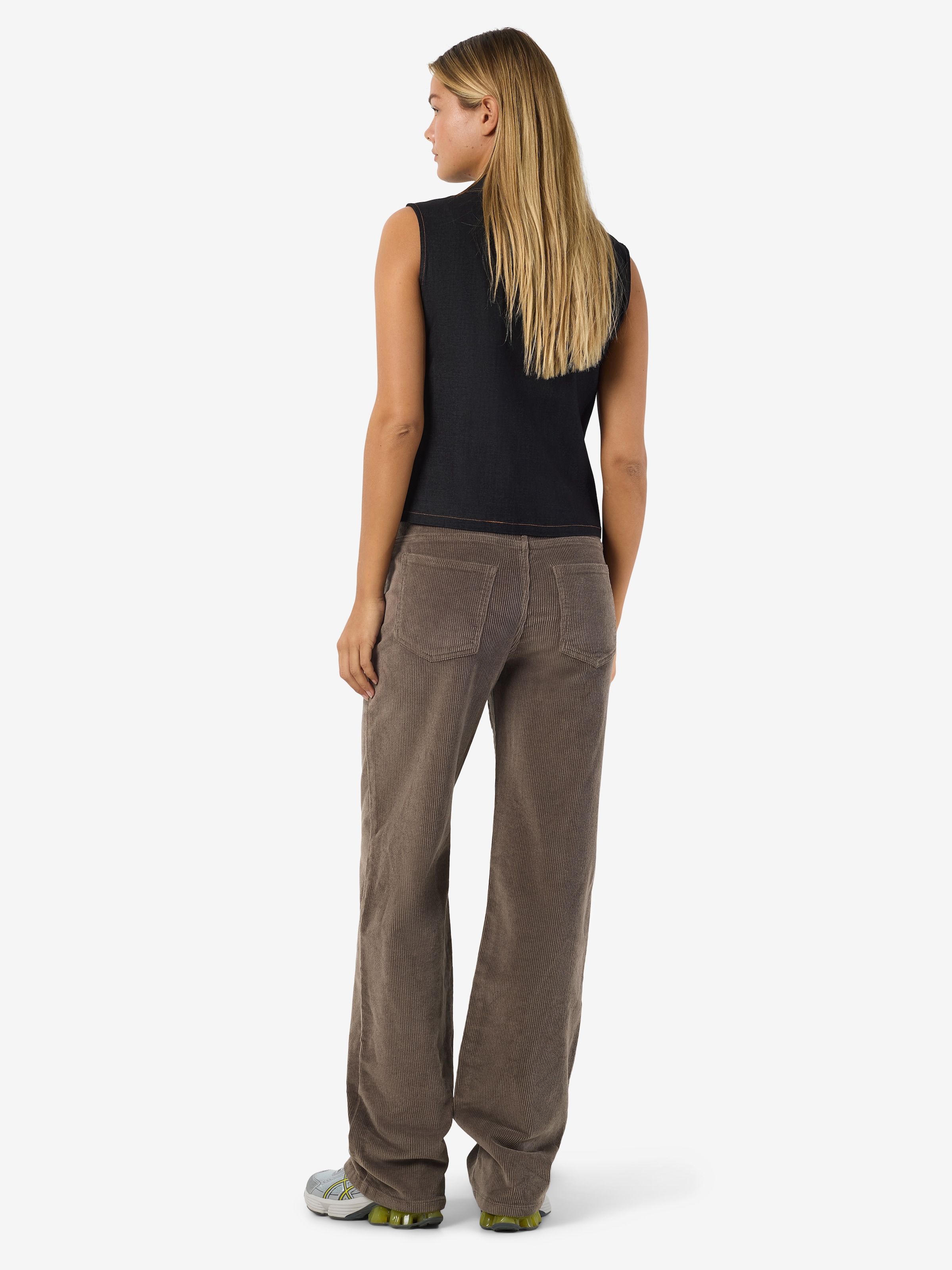 Noisy may Pantalon en velours côtelé »NMYOLANDA NW WIDE LEG CORDUROY NOOS«