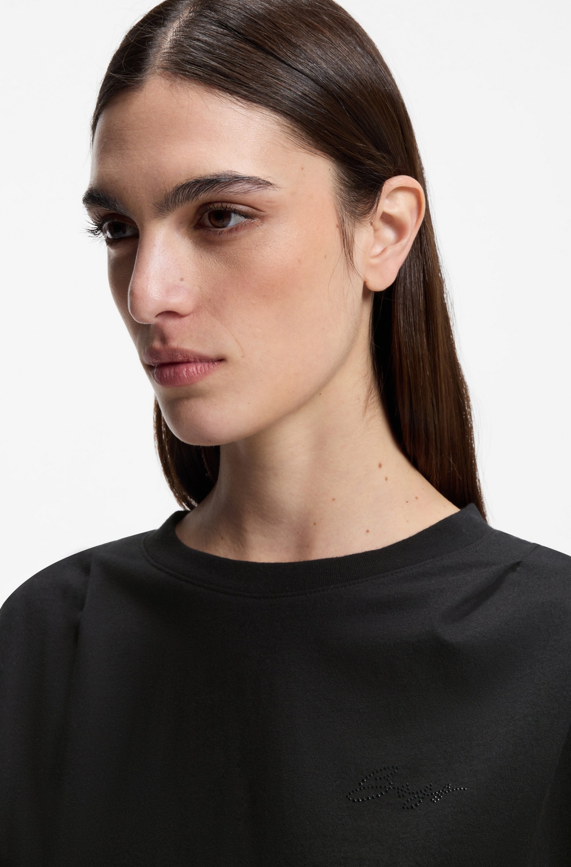 BOSS ORANGE T-Shirt »Ecolorado Premium Damenmode« Relaxed Fit aus Baumwoll-Jersey