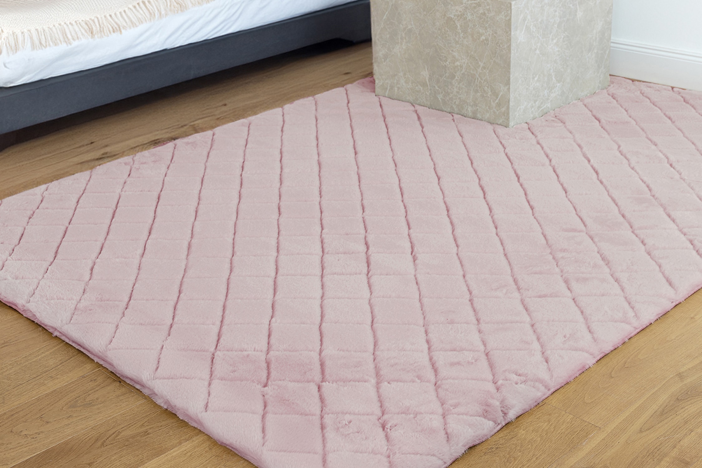 Padiro Tapis »Imala 125« Rectangulaire 30 mm Höhe Besonders weiche Haptik, flauschig, geprägtes Muster