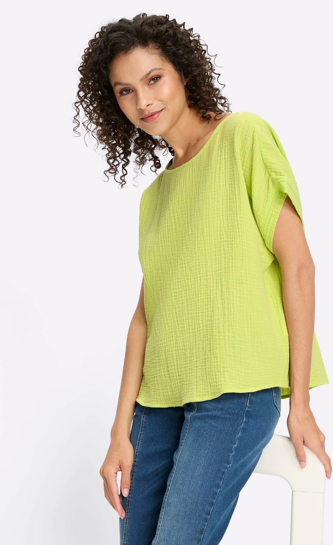 heine Blouse à manches courtes