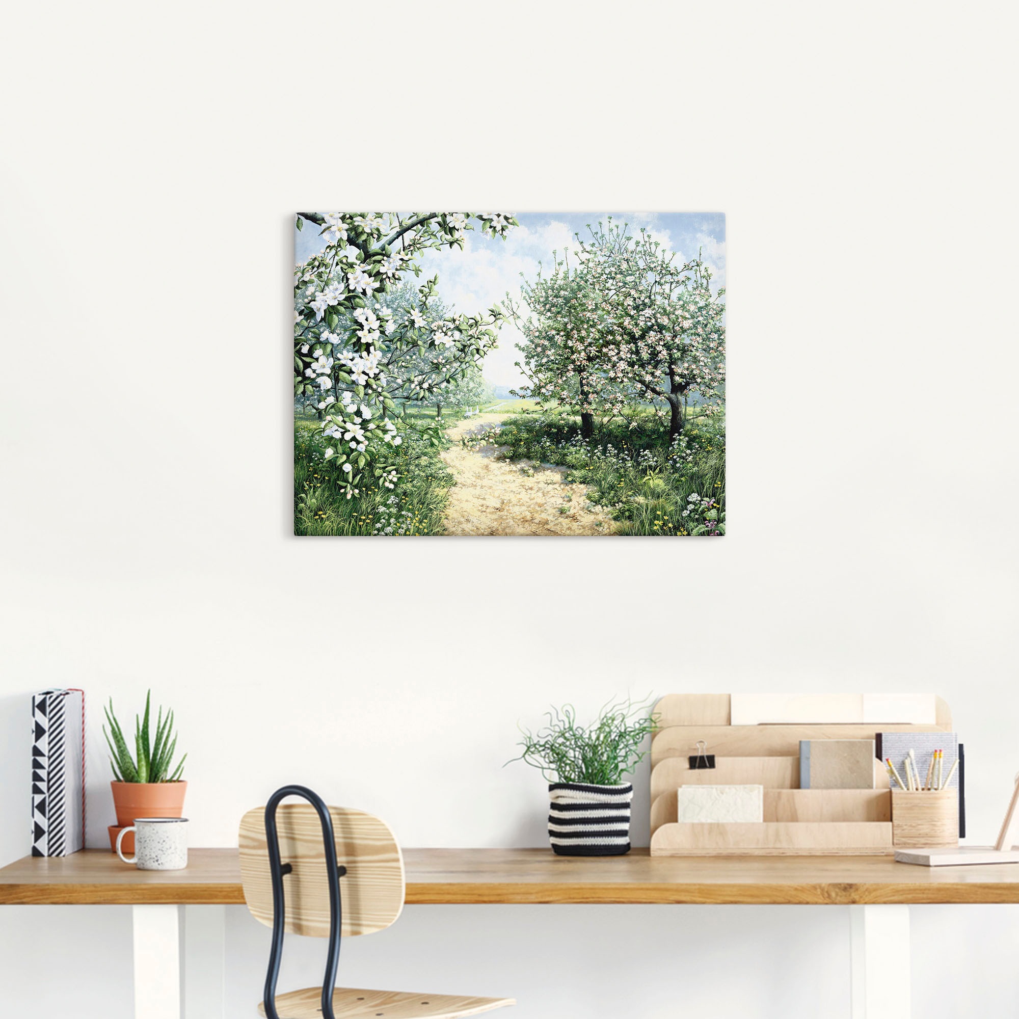 Artland Leinwandbild »Frühling I« Vier Jahreszeiten 1 Stk. tlg. auf Holzrahmen gespannt