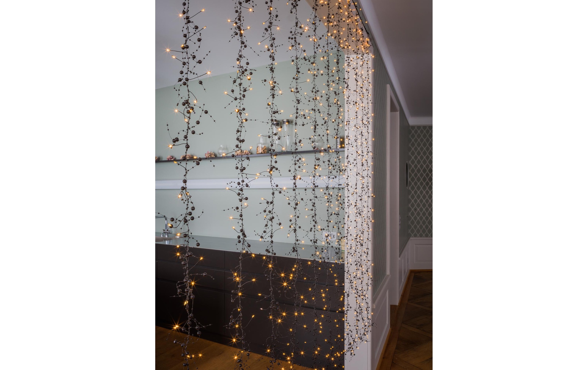 STT LED-Lichterkette »Angel 900 LEDs 44959 x 2 m Schwarz«