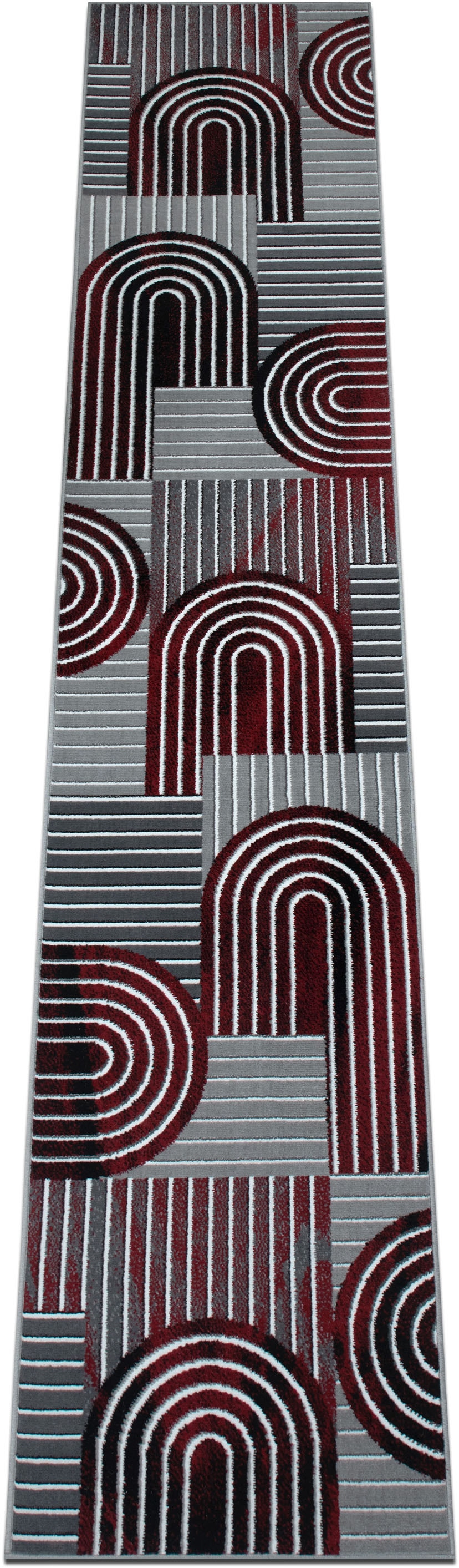 GOODproduct Läufer »Lyssandra« rechteckig 8 mm Höhe 3D-Effekt, softer Kurzflor, pflegeleicht, leichter Glanz, Scandi-Look