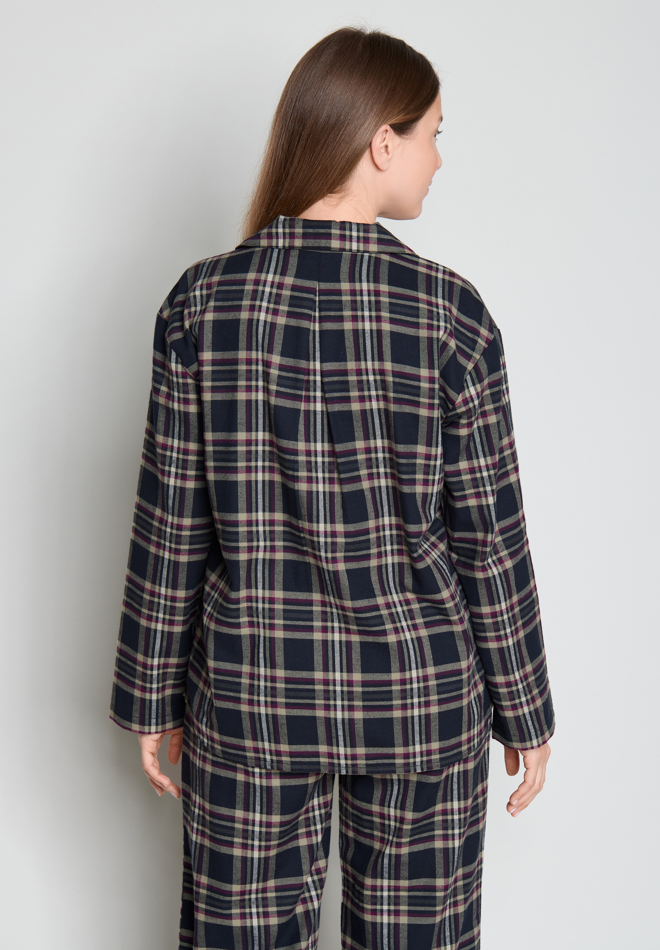 JOOP! Pyjamaoberteil »Alpine Mix & Match (woven cotton)« bequeme Passform, mit Langarm, alpiner Stil, für Homewear geeignet