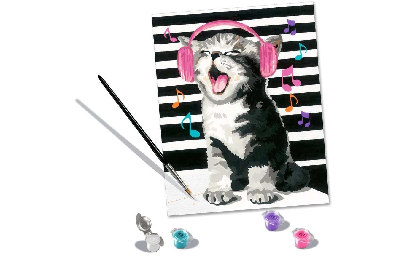 Ravensburger Malen nach Zahlen »CreArt, Singing Cat« Made in Europe