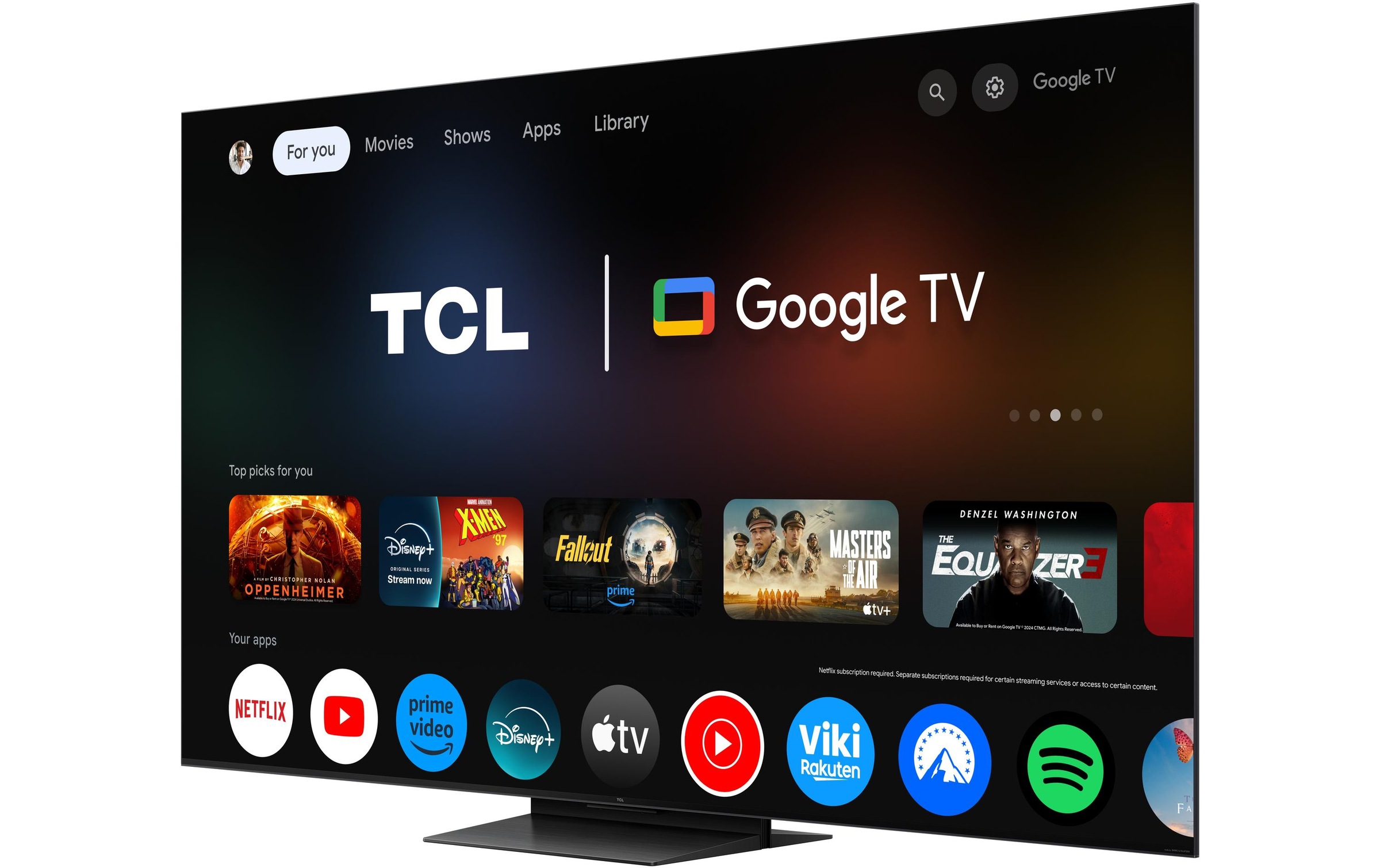 TCL Téléviseur QLED »55C7K« 140 cm/55 ″