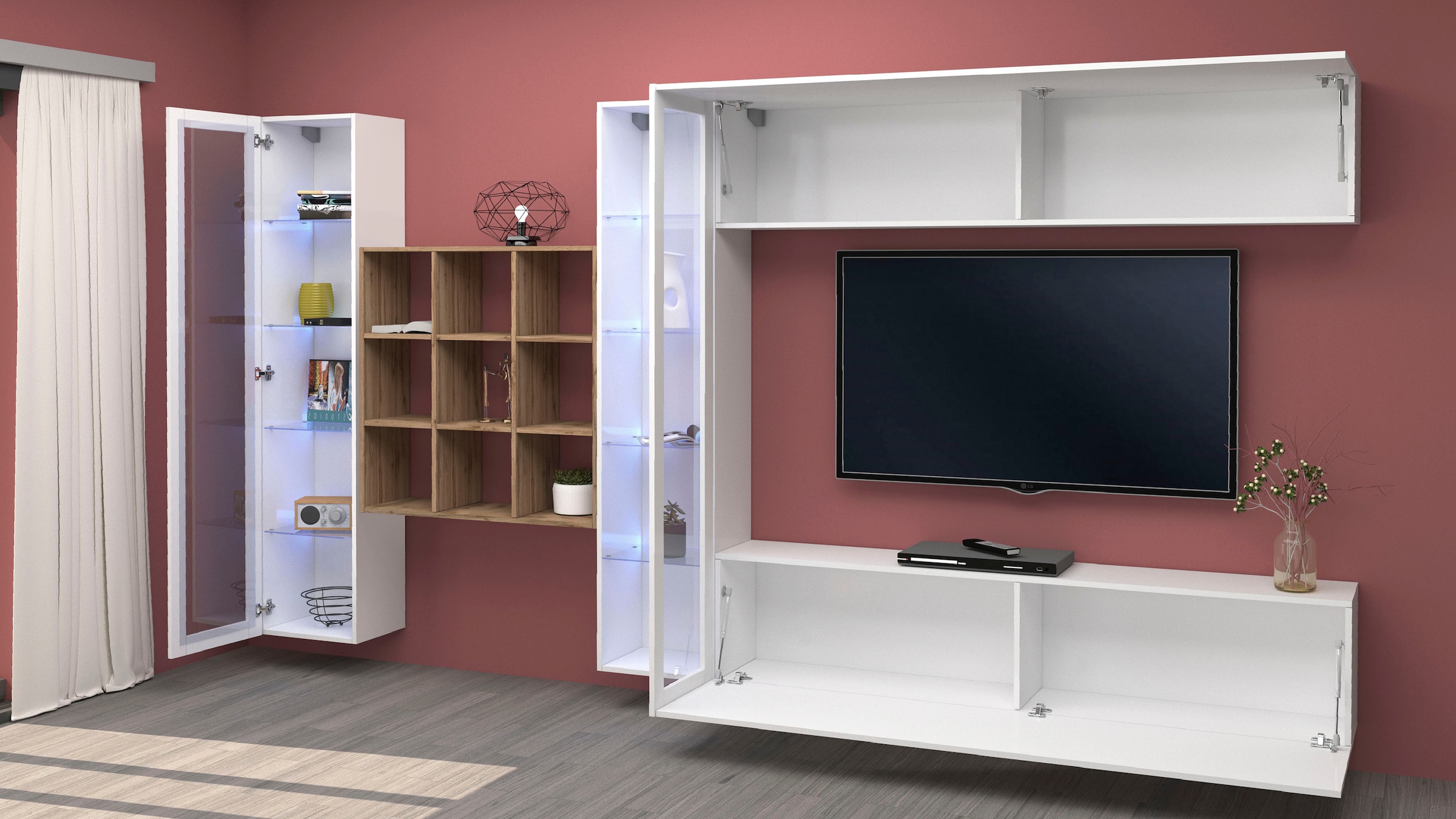 Home affaire Meuble mural »Maruska« 1 cuis tlg.