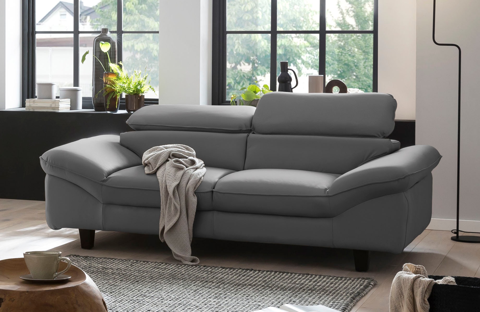 Home affaire 3-Sitzer »Pilot« Big-Sofa mit Kopfteilverstellung