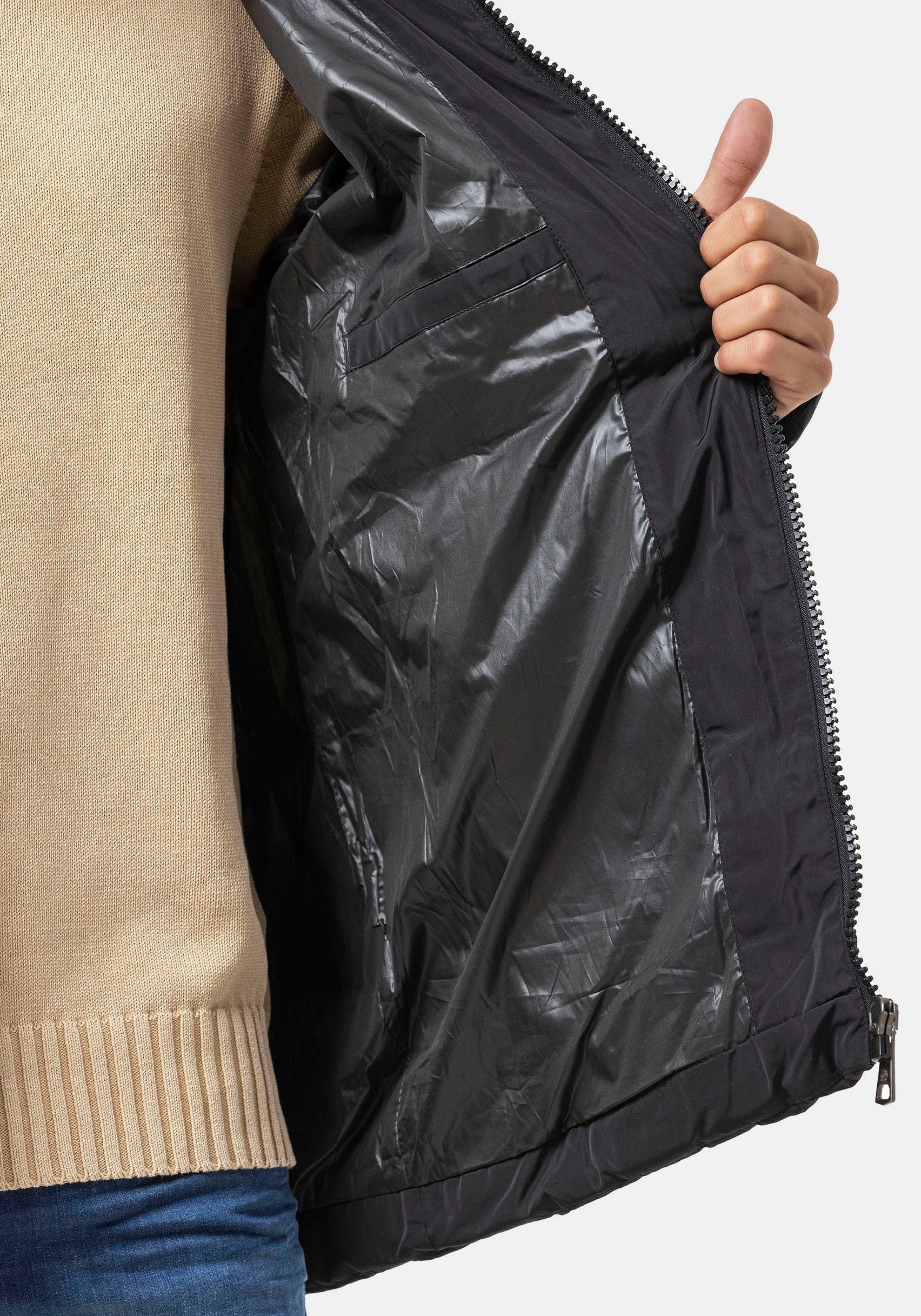 Cipo & Baxx Veste matelassée mit Kapuze