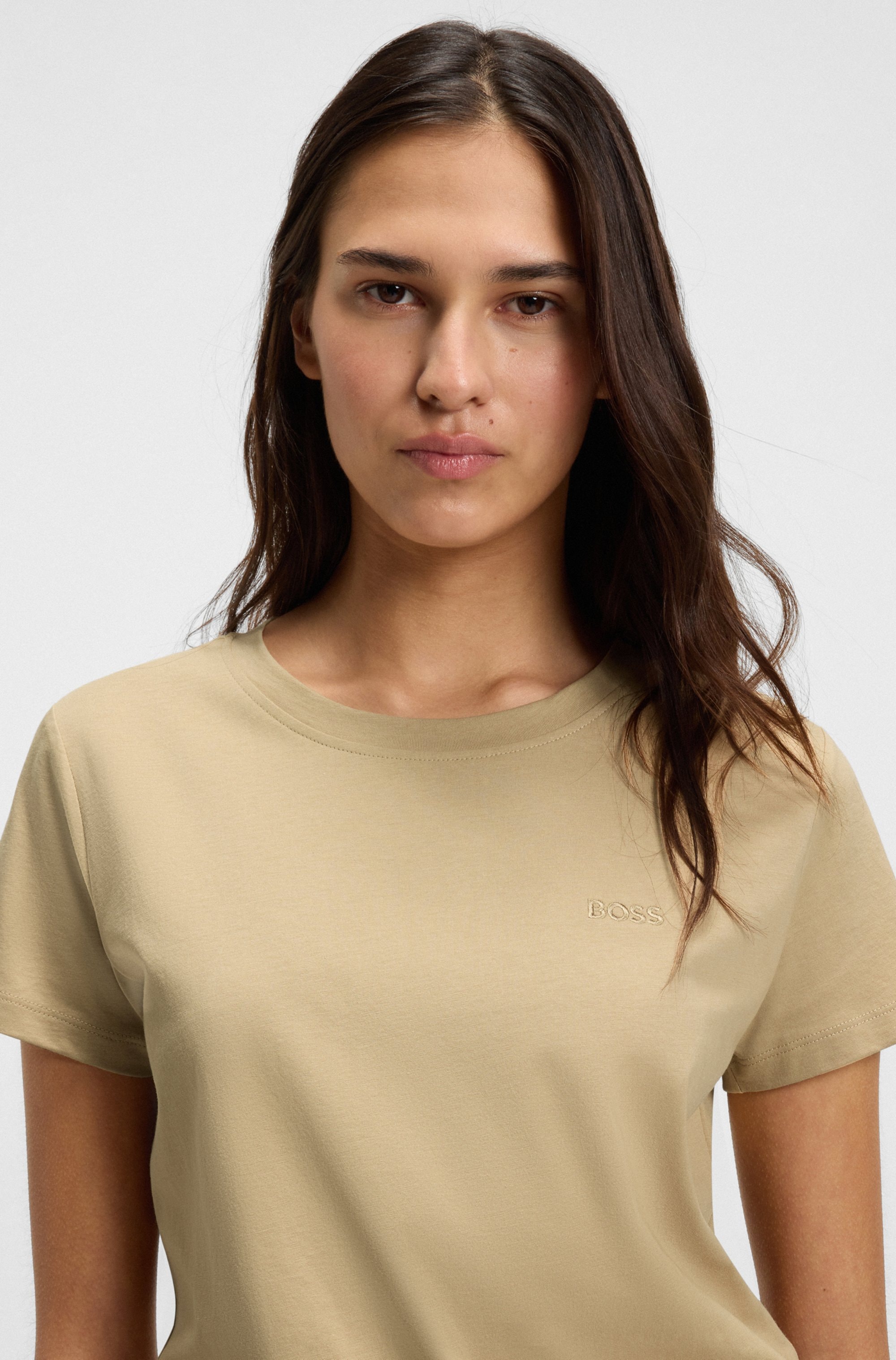 BOSS ORANGE T-Shirt »Esogo Premium Damenmode« mit Logo