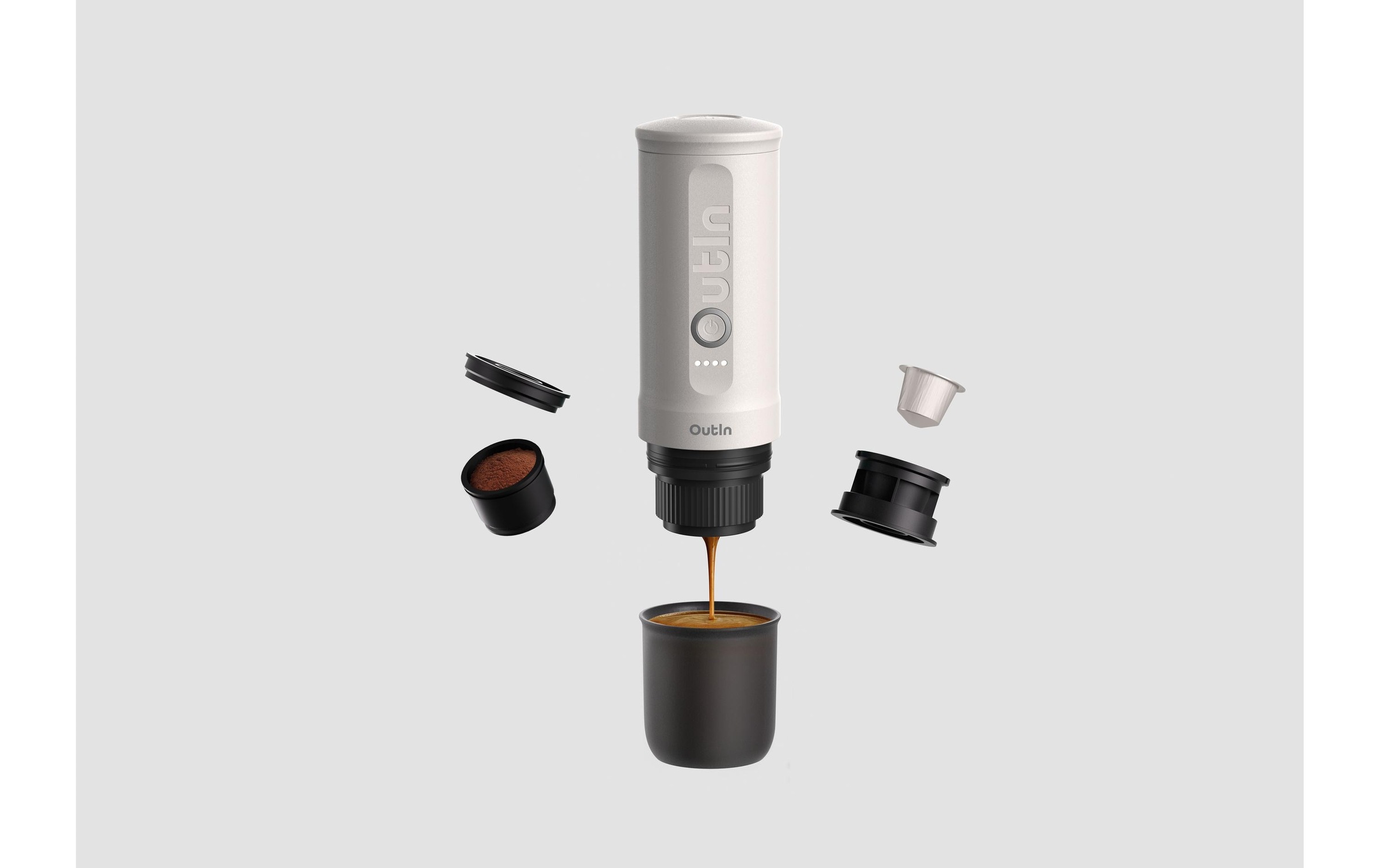   Reisekaffeemaschine »OUTIN Nano« Tragbare Espressomaschine