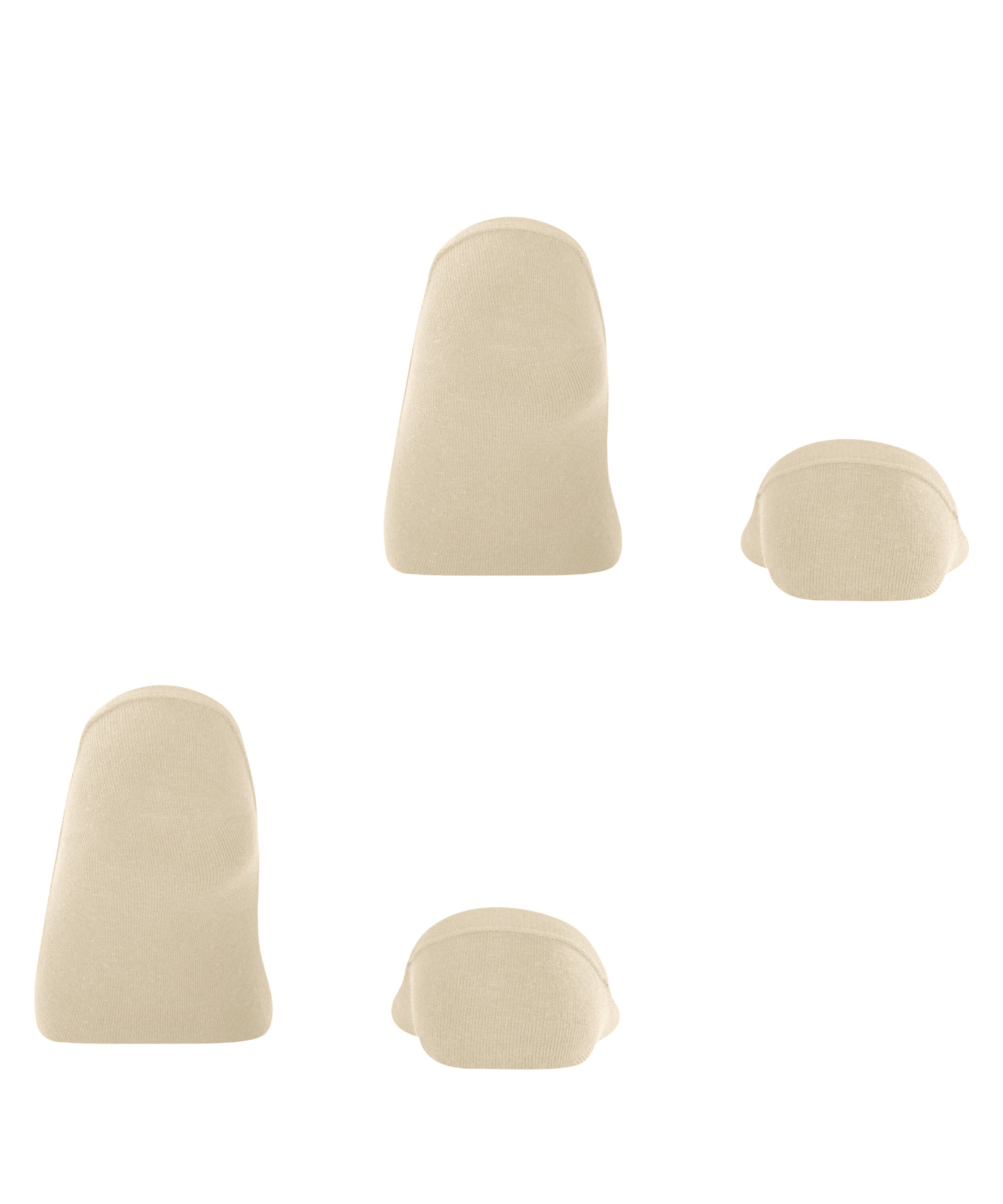 Esprit Chaussons »Solid Low« 2 paires,  élégant, renforcé et en coton doux, fin, antidérapant
