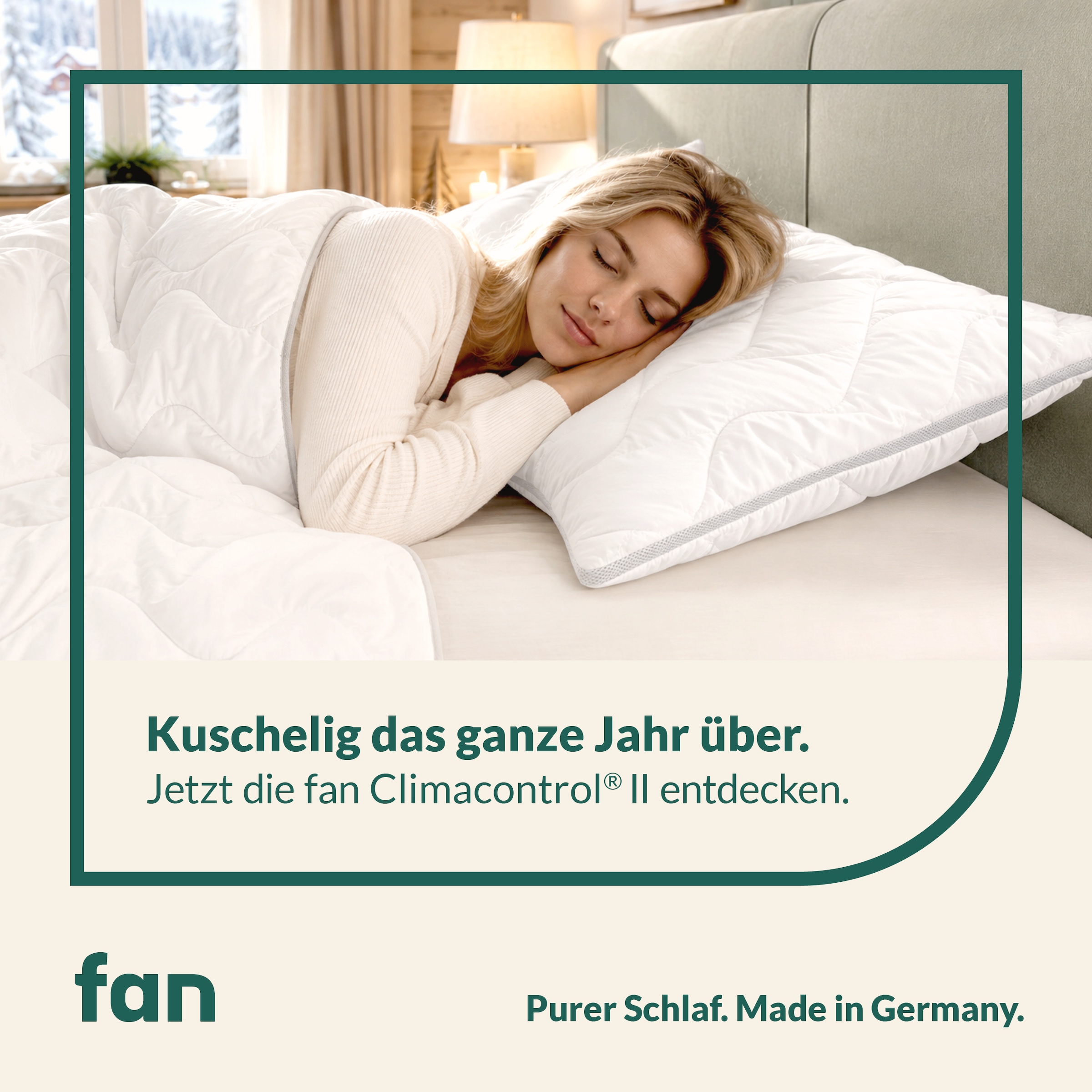 fan Oreiller en microfibre »Climacontrol® II m. Baumwollbezug« 1 cuis tlg. Oreiller en microfibre avec bande d’aération, disponible en 40x80 ou 80x80 cm