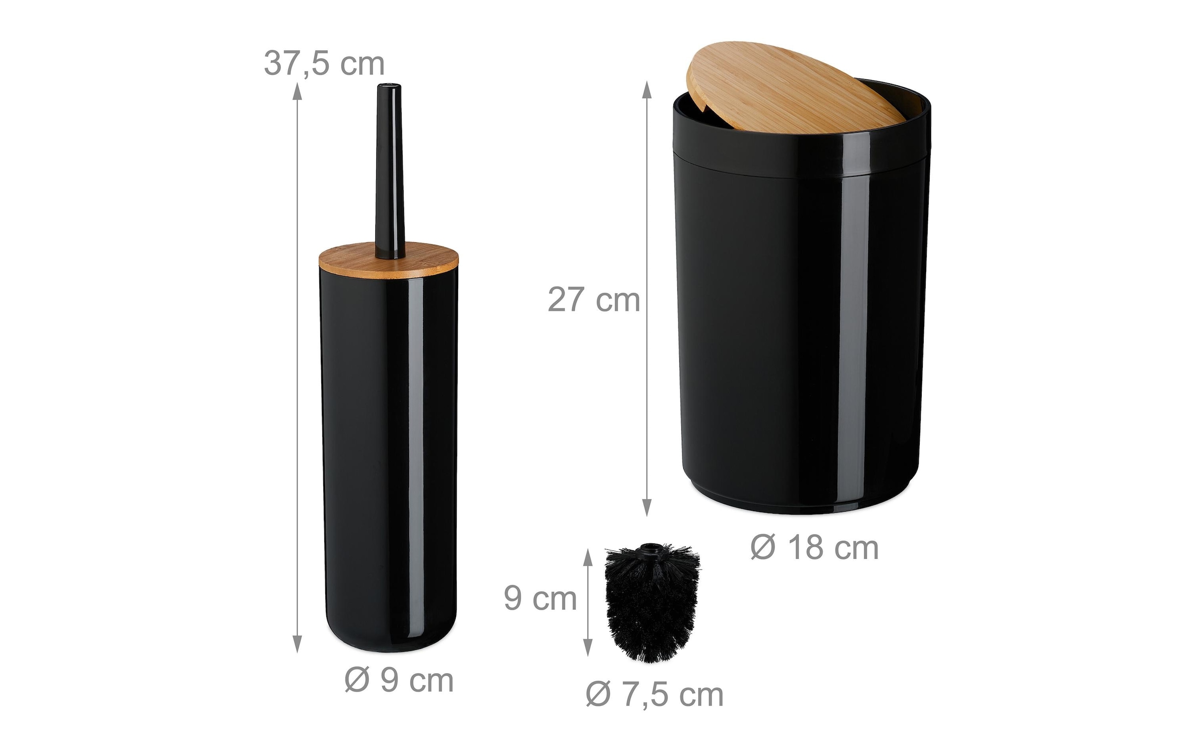 relaxdays Badaccessoire-Set »7-teilig«