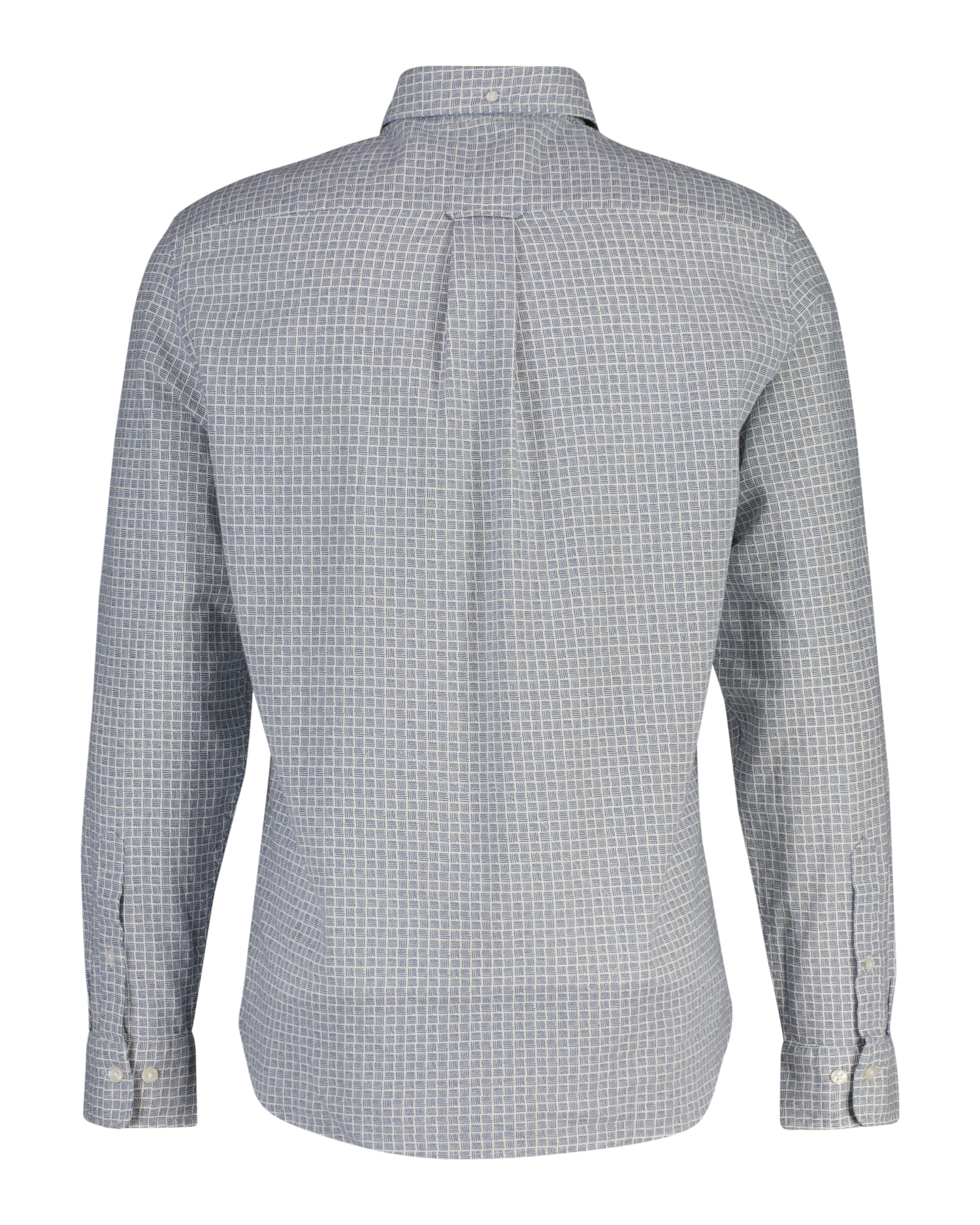 Gant Chemise à manches longues »REGULAR COTTON LINEN PRINT SHIRT« Regular fit mit Button-Down-Kragen