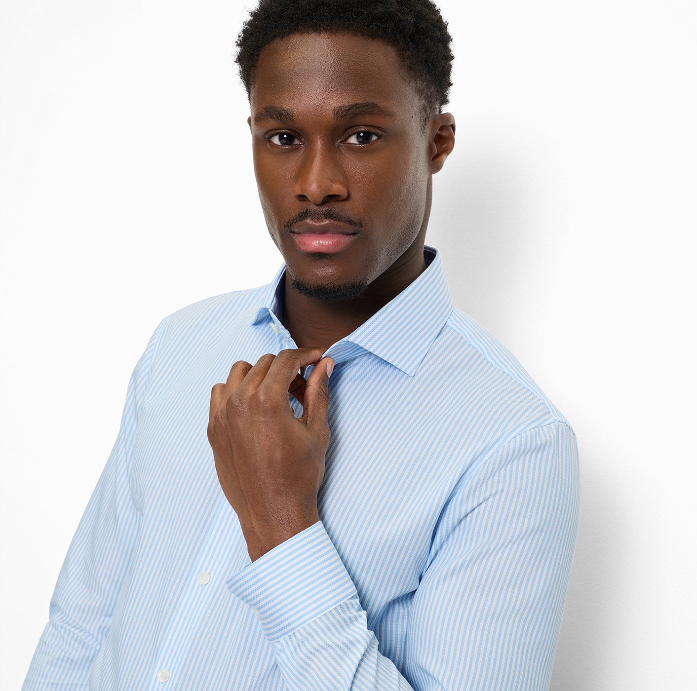 OLYMP Chemise à manches longues »No 6 six« rayé, chemise business, super slim fit, col Royal Kent