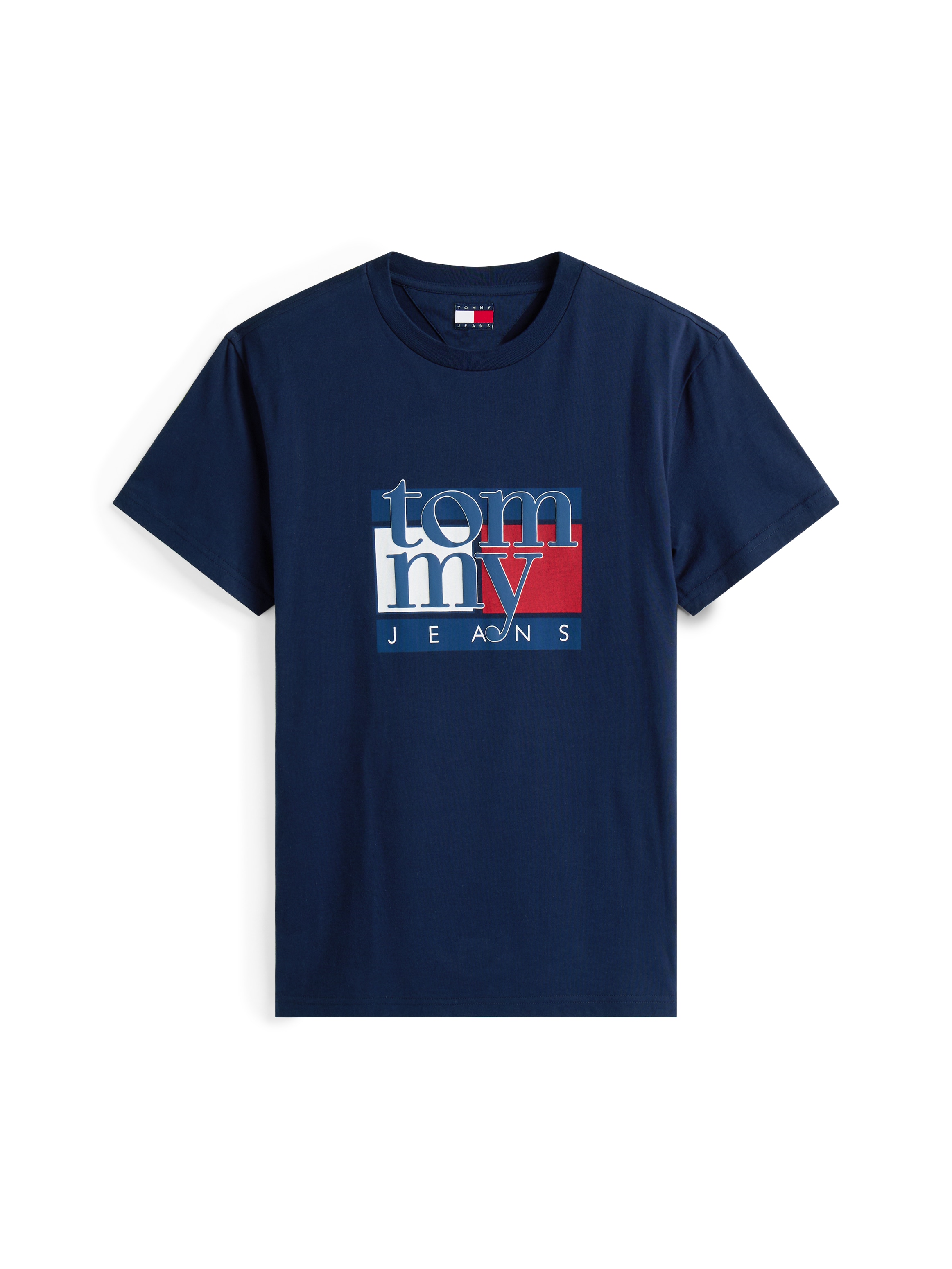 Tommy Jeans T-shirt »TJM RWB FLAG TEE EXT« Slim fit, mit Rundhals